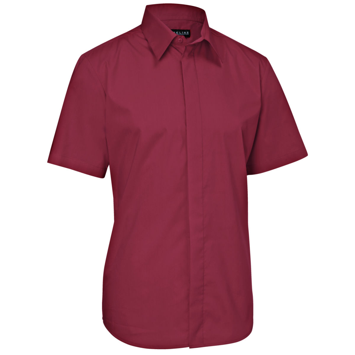 JOBELINE Herren Hemd Noah Kurzarm Kleidergröße 43/44; bordeaux