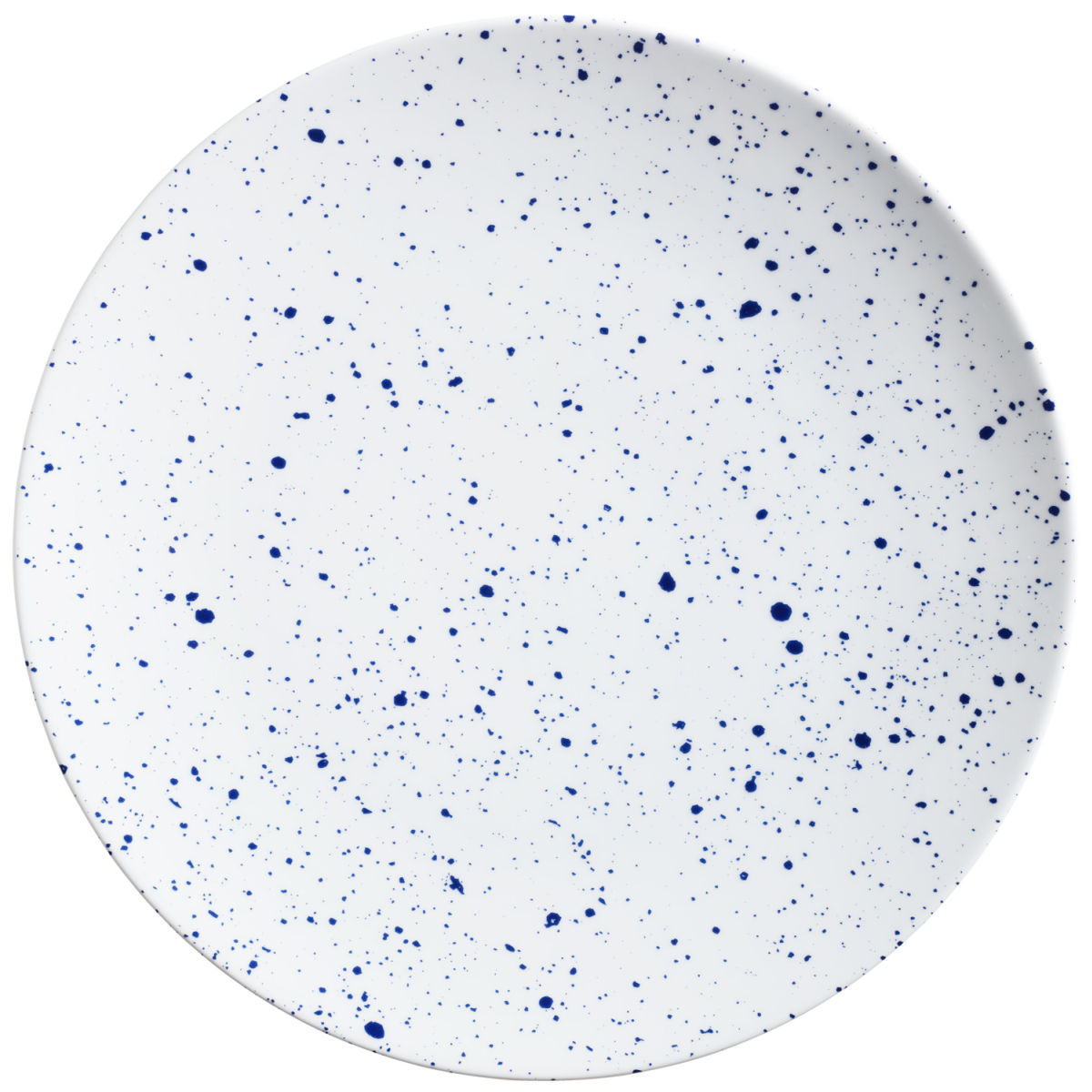 VEGA Teller Mixor flach, gesprenkelt 31 cm (Ø); weiß/blau; rund; 4 Stück / Pack
