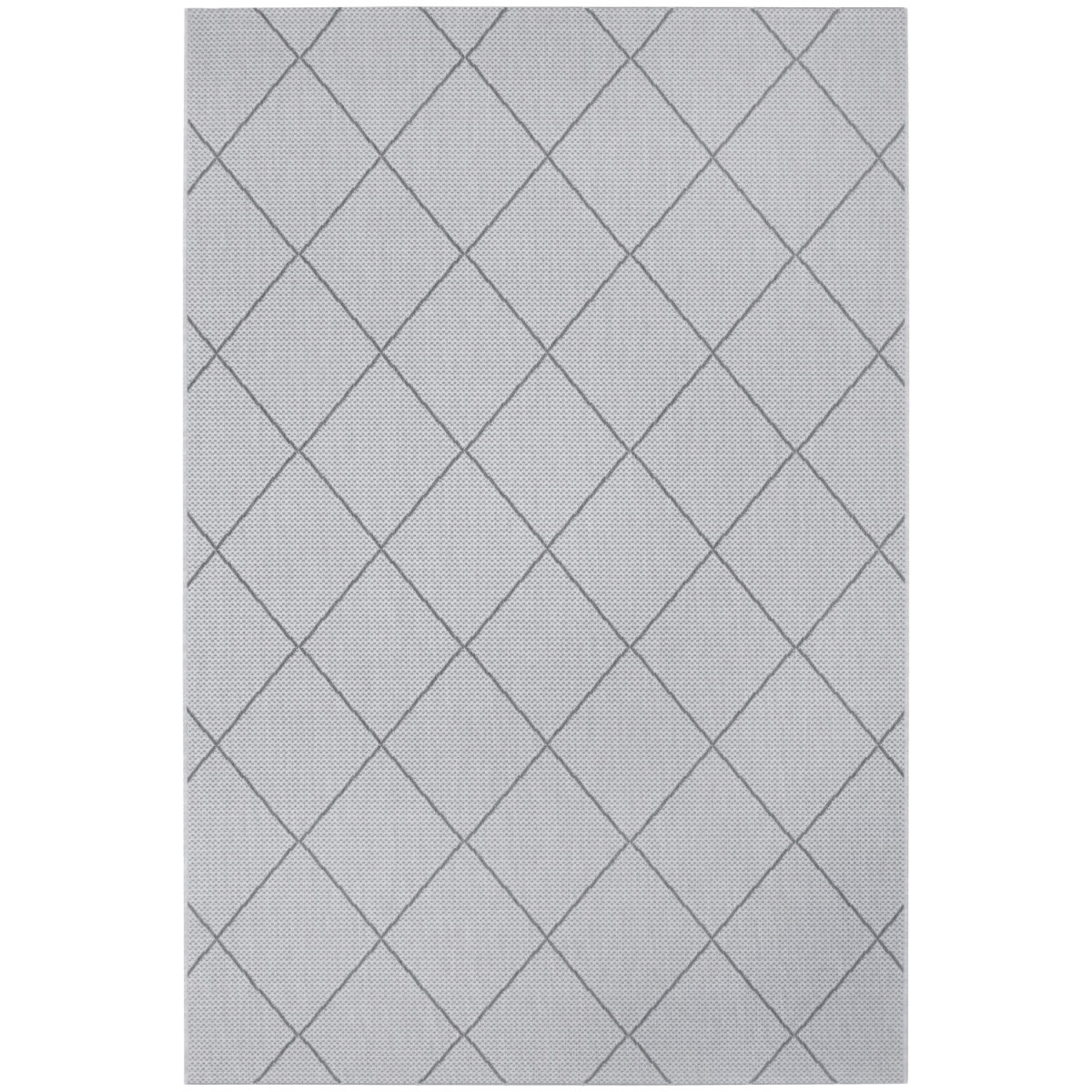 Tappeto Border ERWIN M.; 230x160 cm (LxL); argento