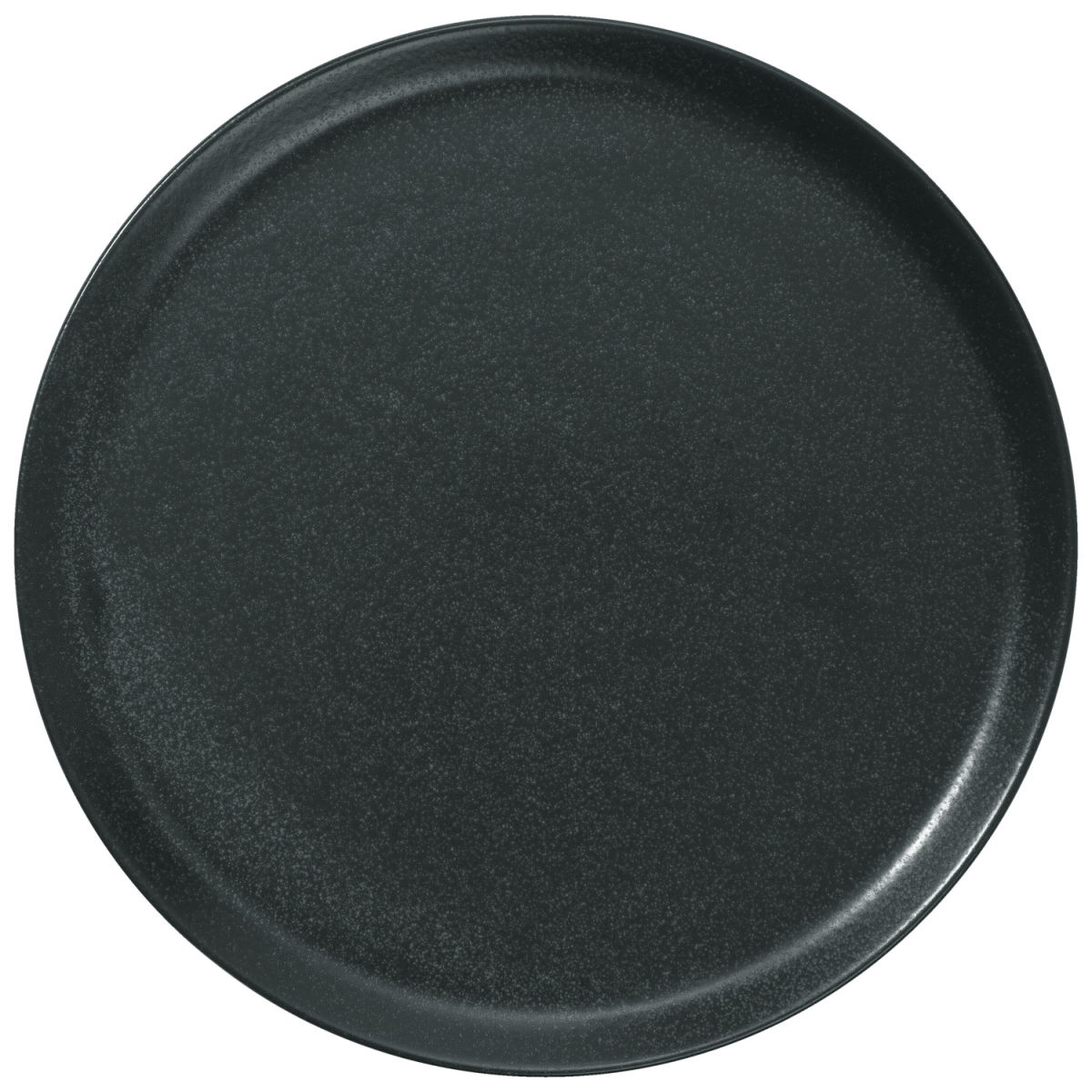 Piatto pizza nero Masca VEGA; 28 cm (Ø); nero; rotonda; 4 pz. / confezione