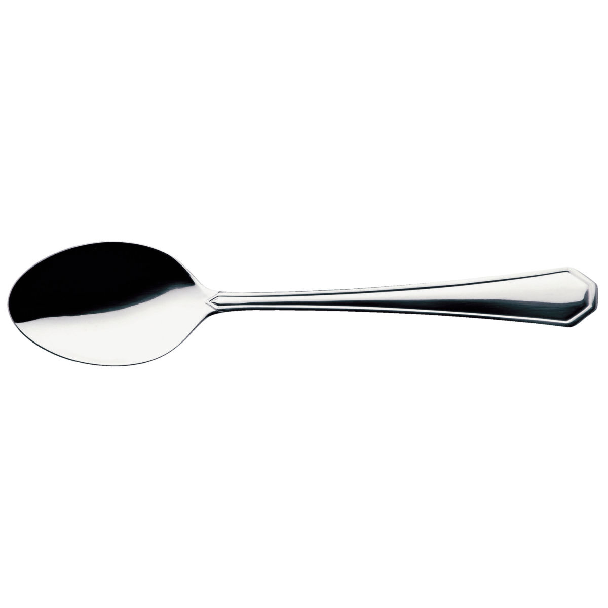 VEGA Vorspeisen-/Dessertlöffel Tunis 18 cm (L); silber, Griff silber; 12 Stück / Pack