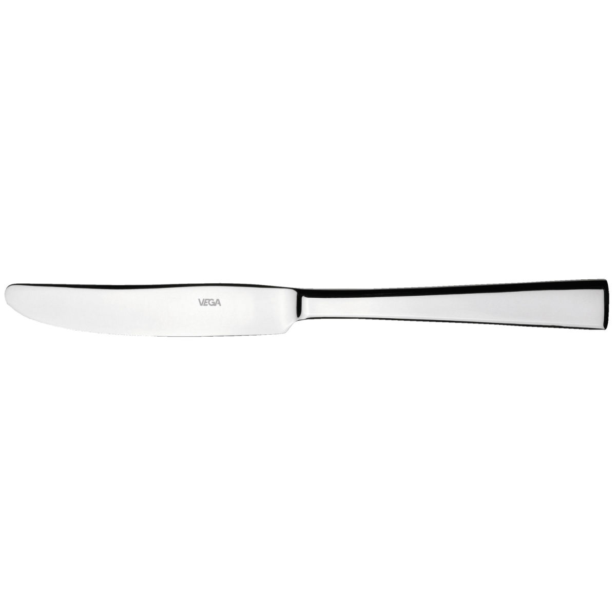 Cuchillo de postre Estocolmo VEGA; 20.5 cm (Lg); plateado, mango plateado; 12 pz. / Paquete