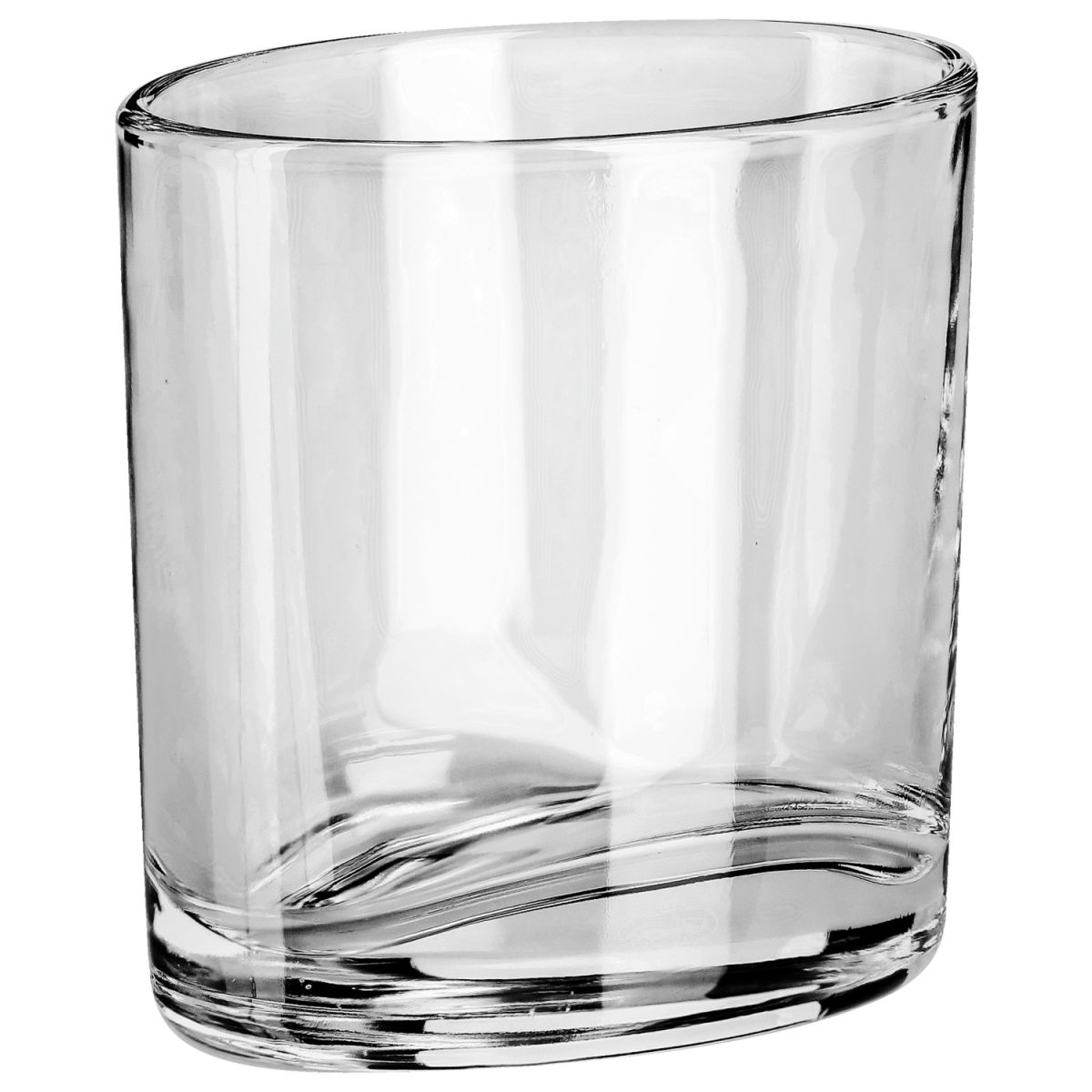 Bicchiere Whisky Oval Borgonovo; 90ml, 6.5x6.5 cm (ØxH); trasparente; 12 pz. / confezione