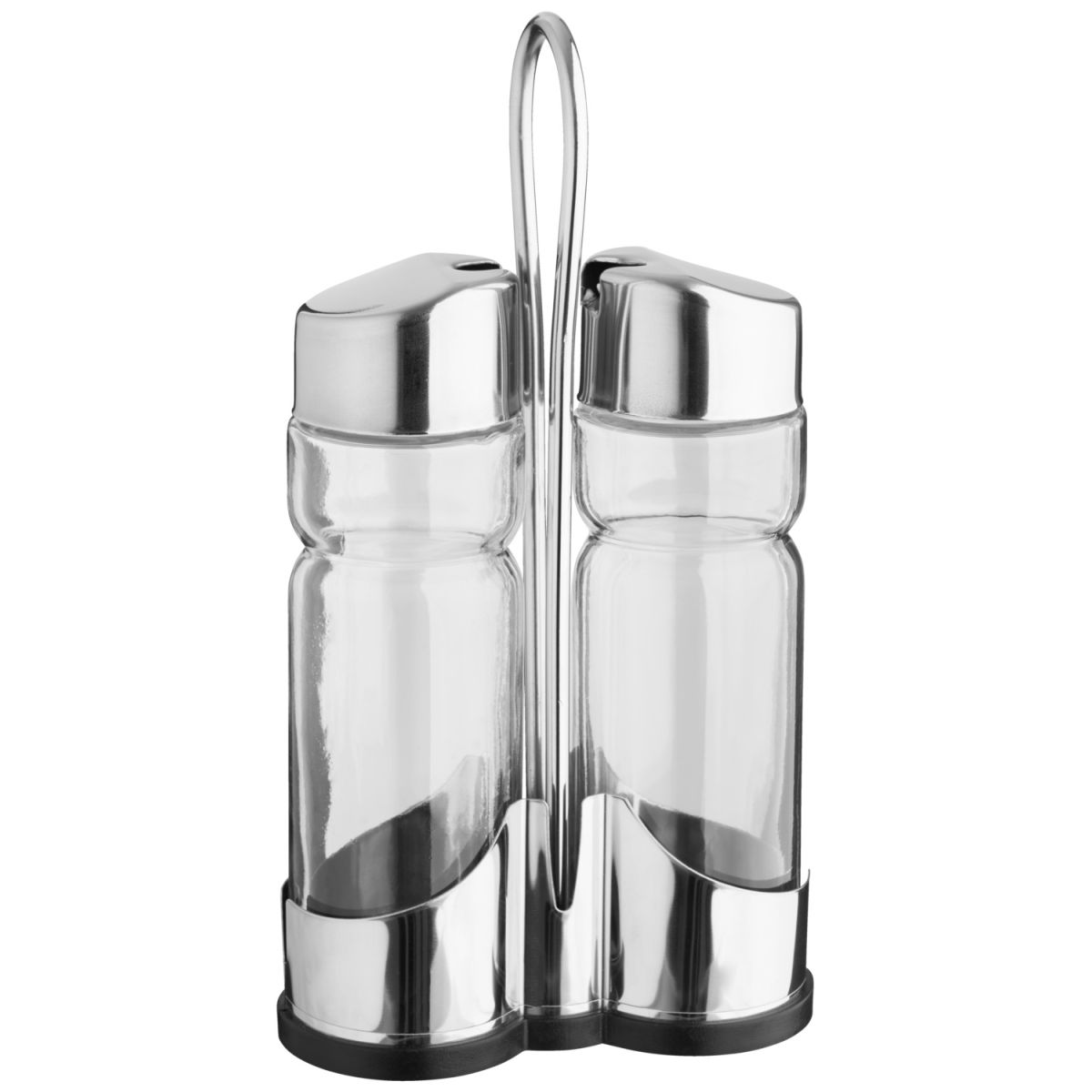 VEGA Menagen-Set Melilla Neo 3-teilig 200 ml, 11.4x22x5.3 cm (BxHxT); silber/transparent