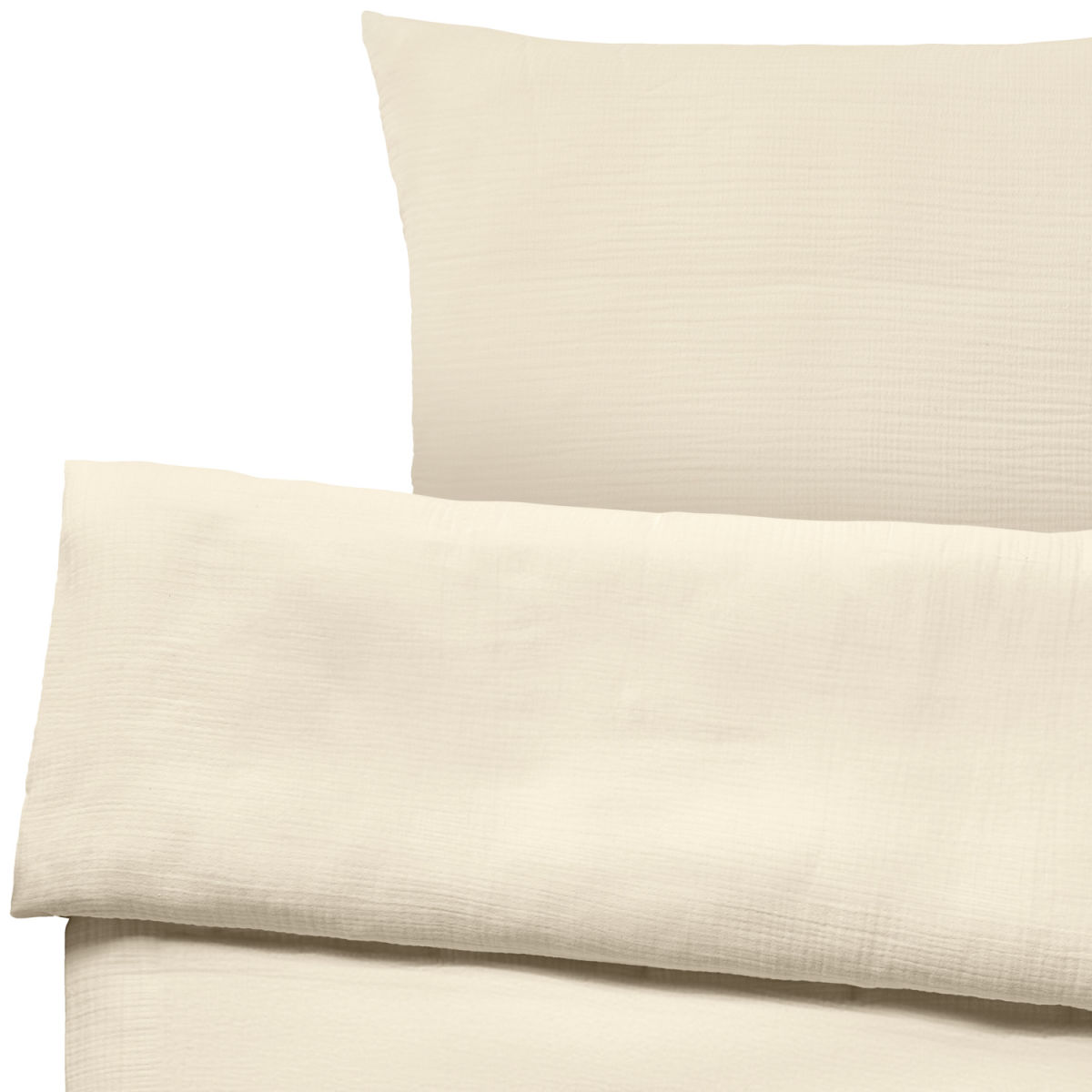 Biancheria da letto Libra Musselin ERWIN M.; 160x210 cm (LxL), 65x10 cm (LxL); beige