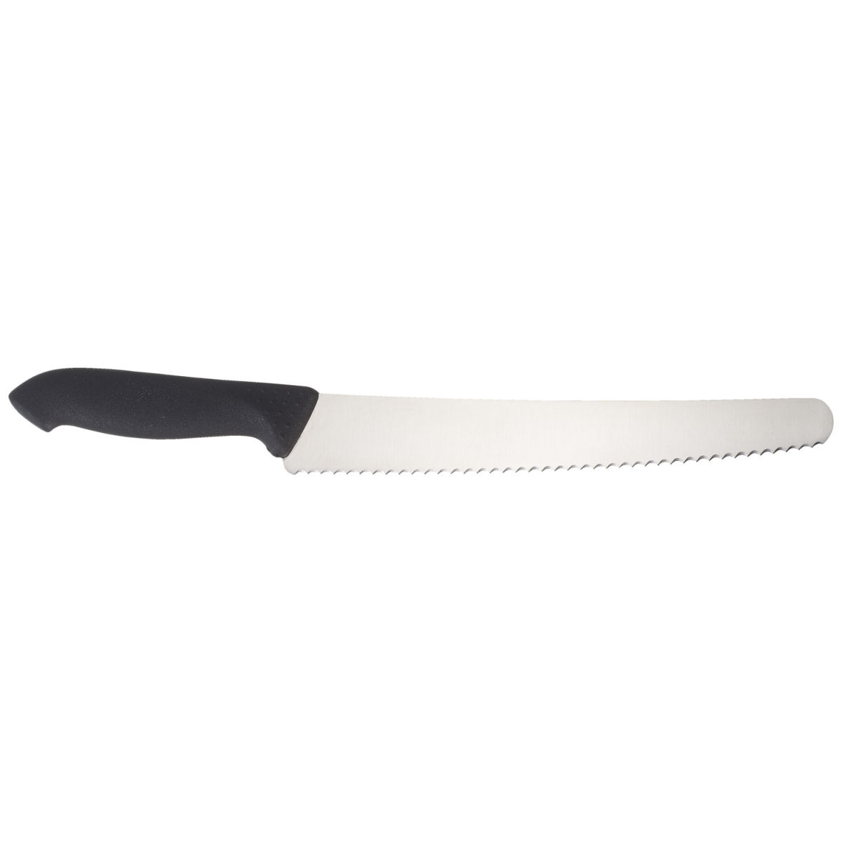 PULSIVA Konditormesser mit Wellenschliff 38 cm (L); schwarz