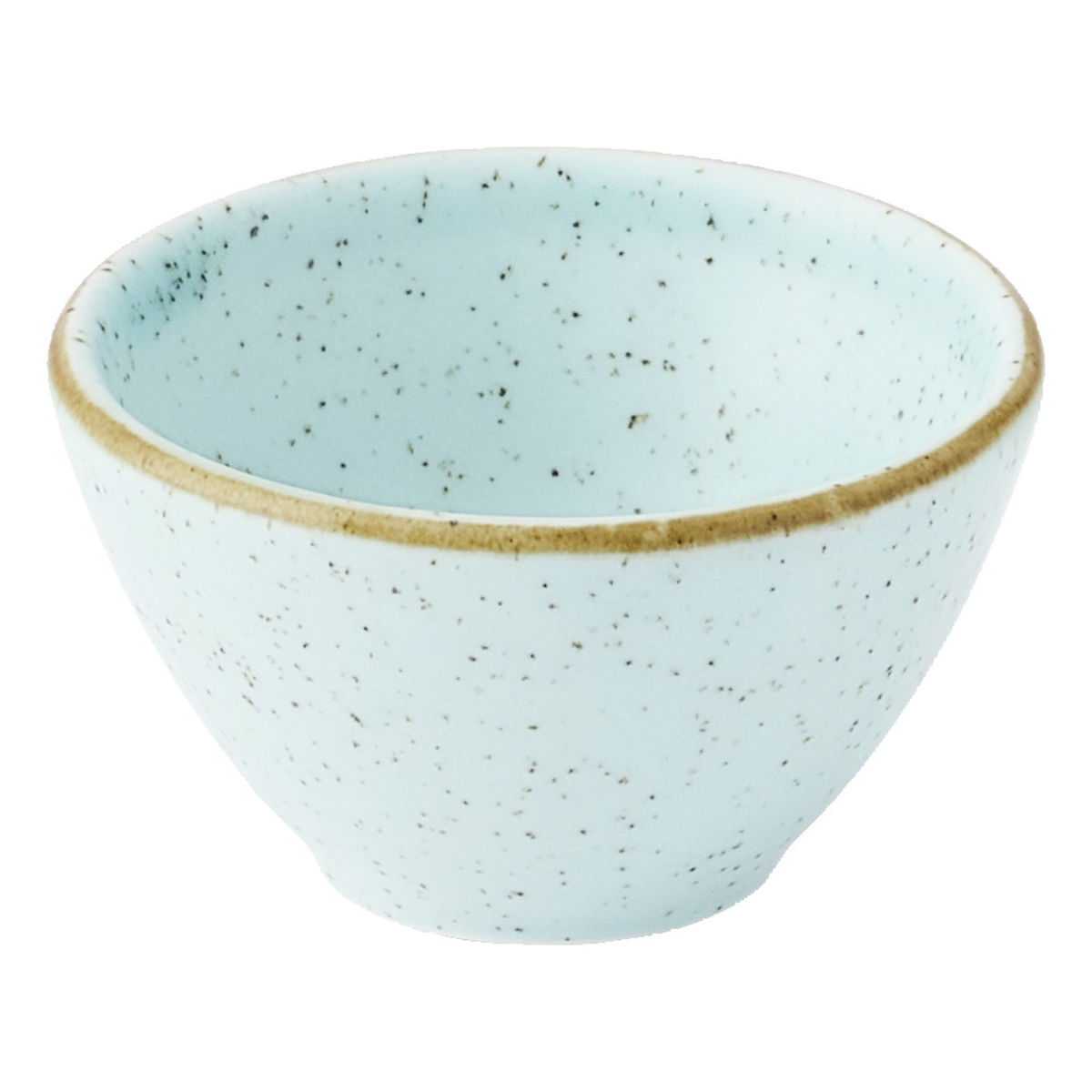 Ciotolina Stonecast Duck Egg Churchill; 60 ml, 6.9x4 cm (ØxH); blu chiaro/marrone; 12 pz. / Pacco