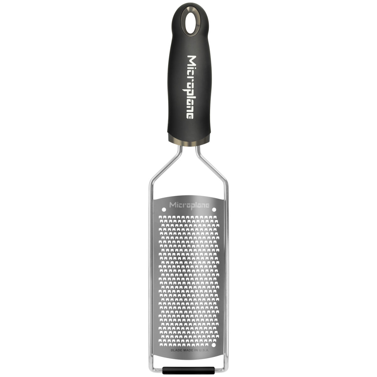 Gratttugia maglia  Fine Microplane; 31.5x7.5x3 cm (LxLxH); nero