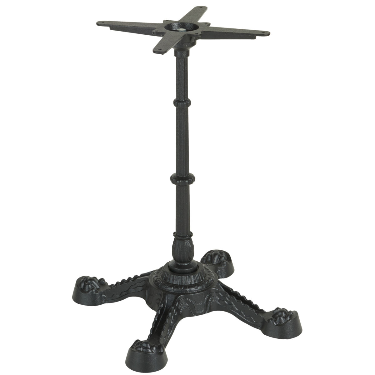 FLAT Tischsäule Regulo Nostalgie 57x57x72 cm (BxLxH); schwarz