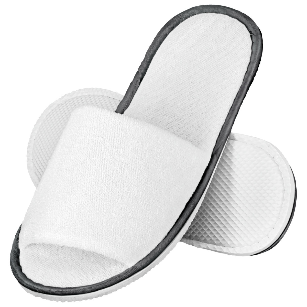 ERWIN M. Hotelslipper Lance offen Schuhgröße universal; weiß; 10 Paar(e) / Pack