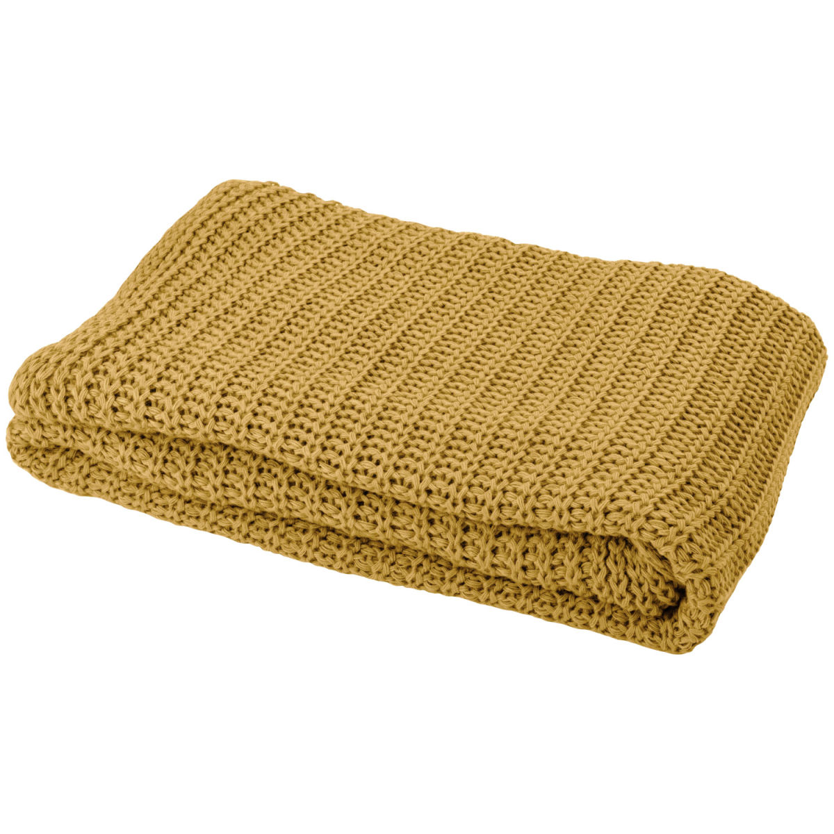 Coperta Surrey ERWIN M.; 130x170 cm (LxL); senape; rettangolare