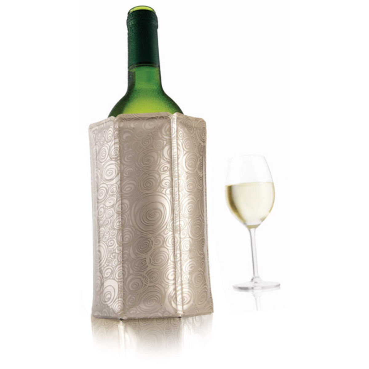 Rinfrescatore WINE APS; 14x2x17.5 cm (LxLxH); argento