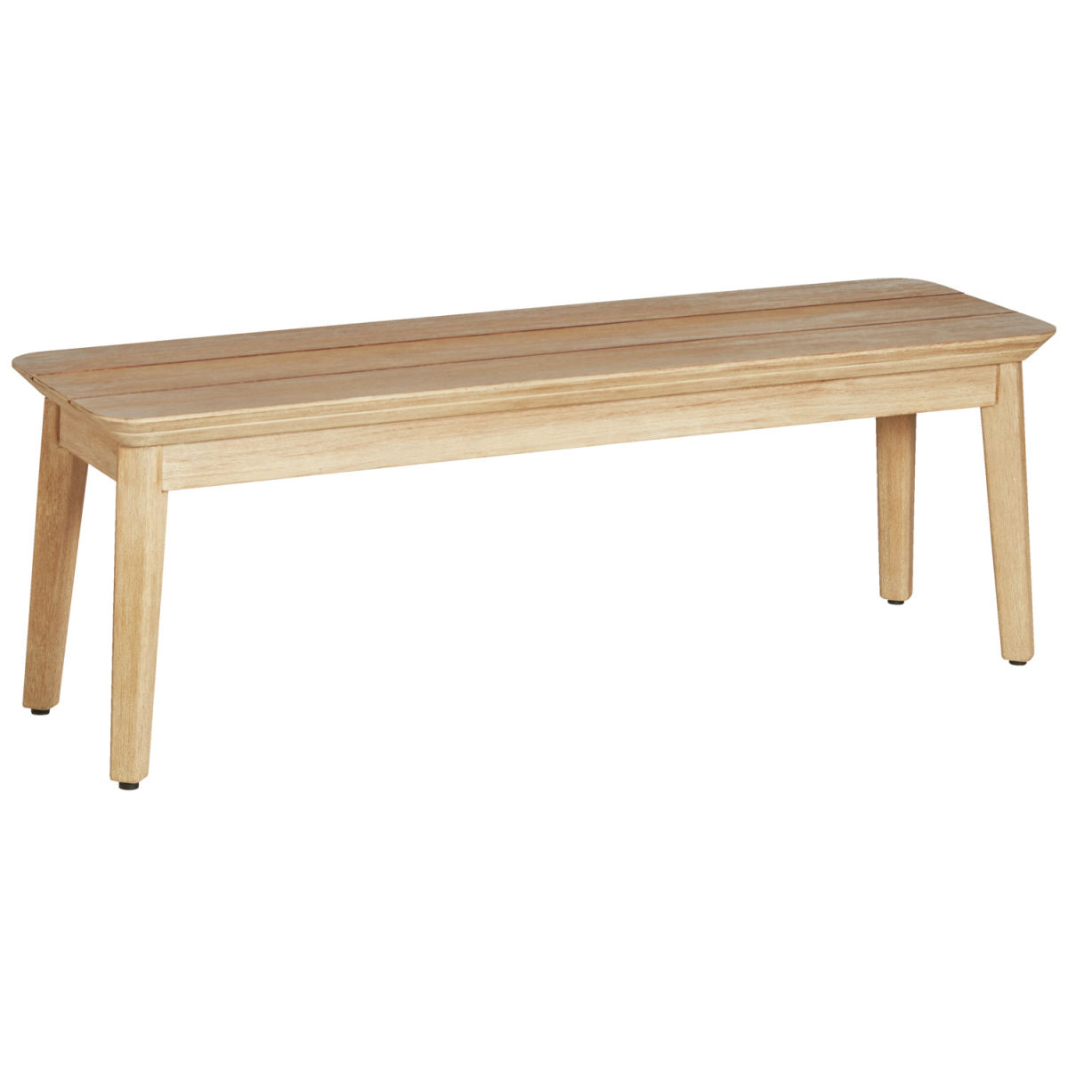 Panca due posti Costo VEGA; 133x40x45 cm (LxPxH); marrone chiaro