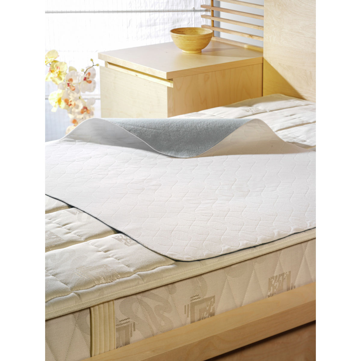 Traversa salvaletto impermeabile Sentila ERWIN M.; 90x75 cm (LxL); bianco/blu