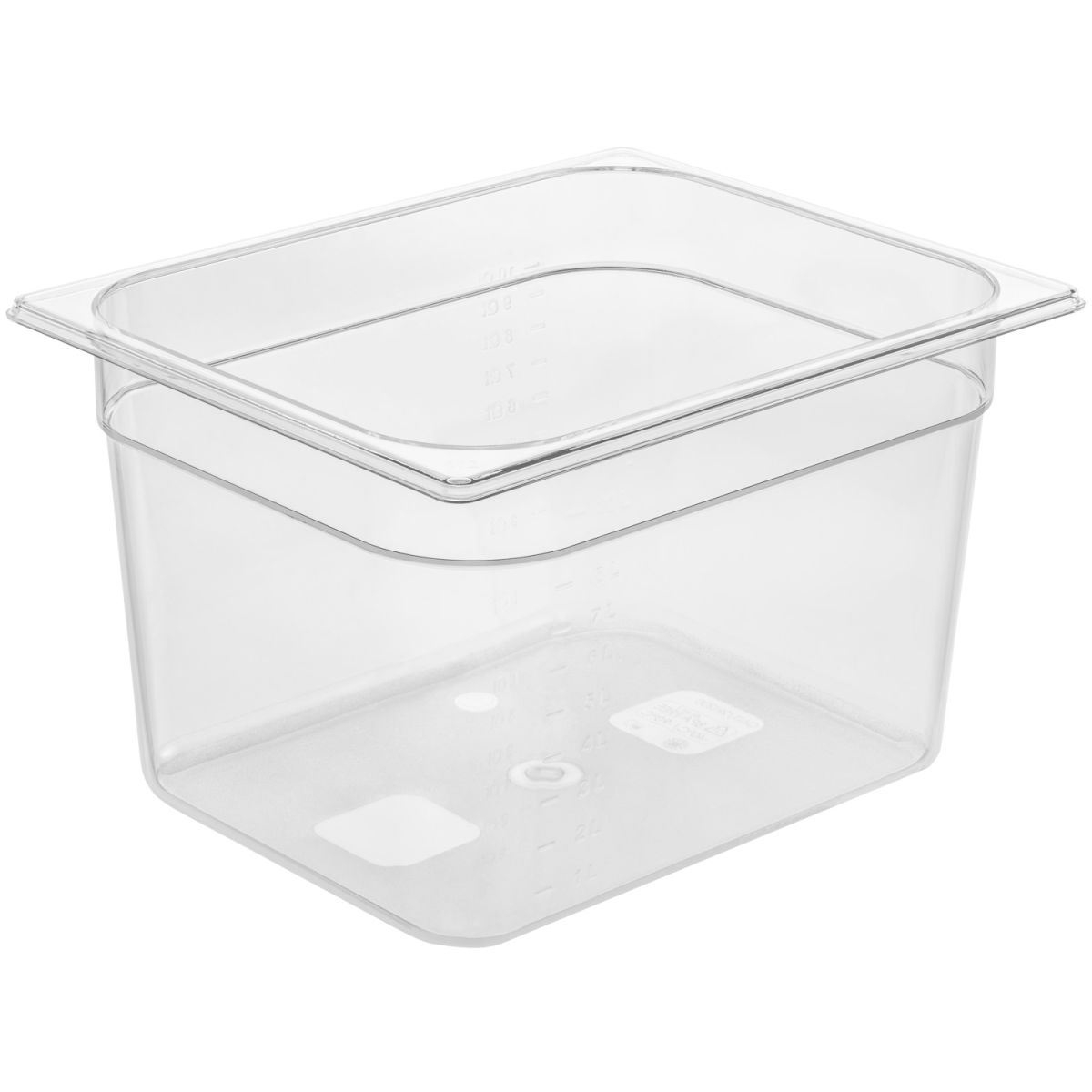 VEGA GN-Behälter 1/2 Trigno GN 1/2, 11.9 l, 32.5x26.5x20 cm (LxBxT); transparent