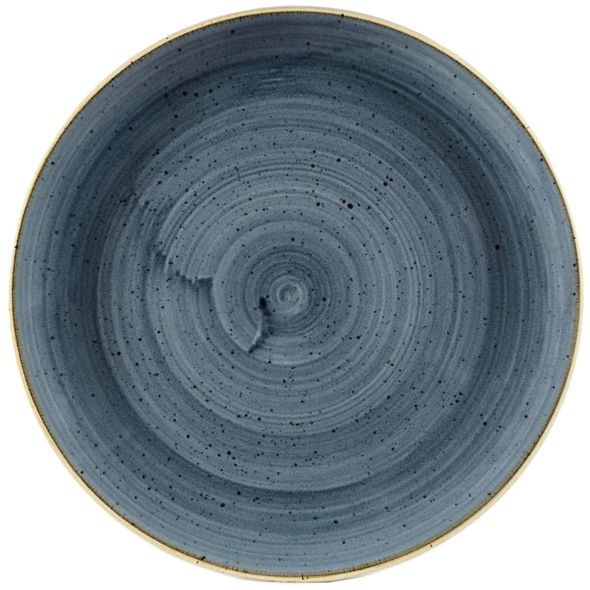 Churchill Coupe bord plat Stonecast Blueberry; 21.7 cm (&Oslash;); blauw/bruin; rond; 12 stuk / verpakking