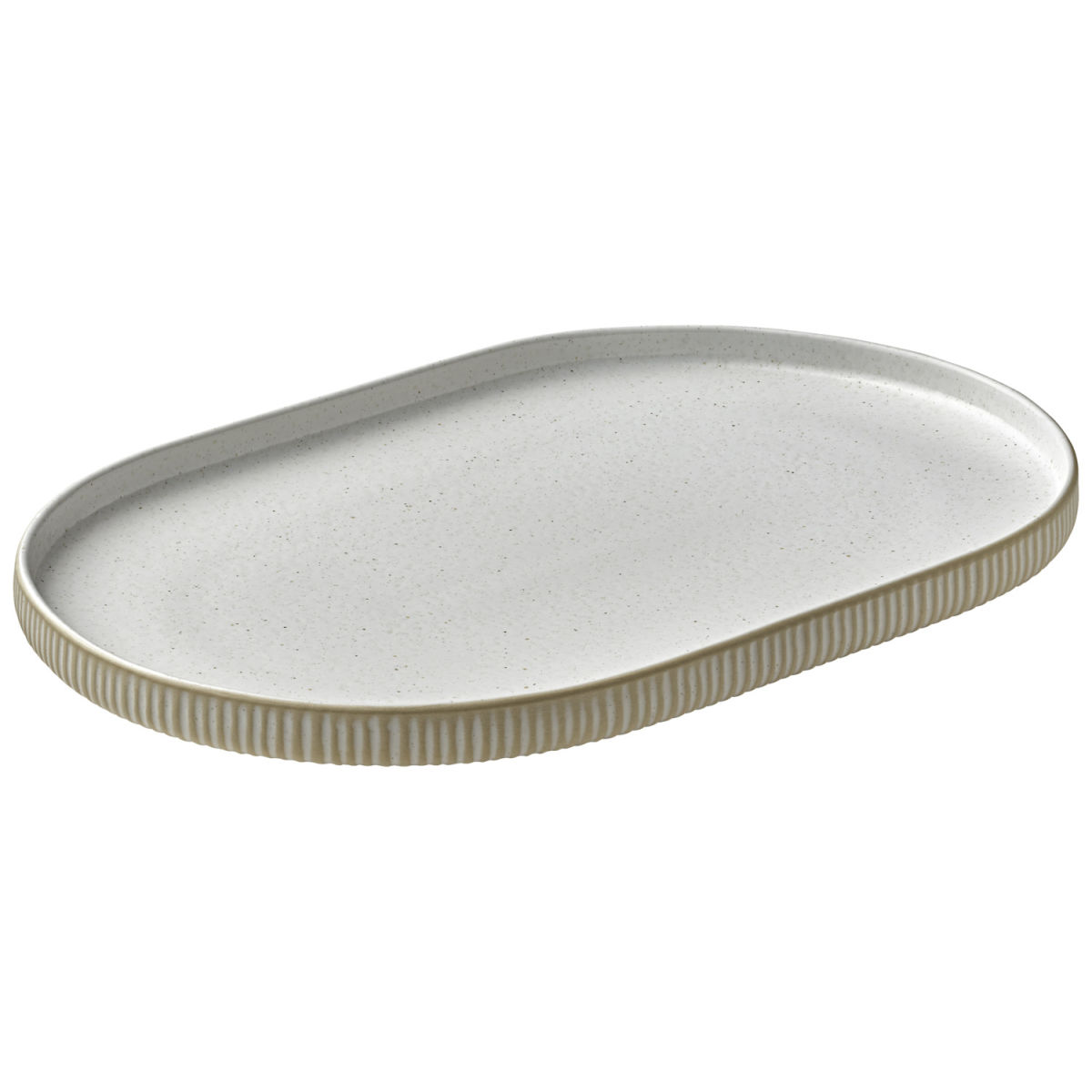 Playground Platte Nara Relief 30x20x2.4 cm (LxBxH); weiß; 6 Stück / Pack