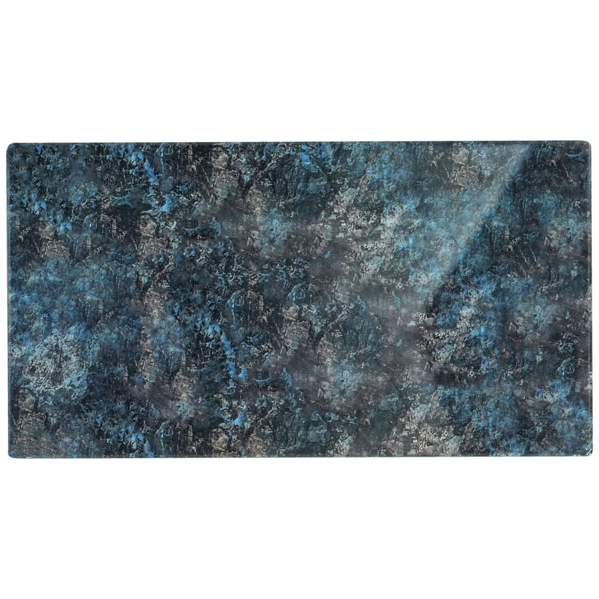 Piatto Tusa VEGA; Misura GN 1/3, 32x17.6x1.5 cm (LxLxH); nero/blu scuro; rettangolare; 2 pz. / confezione