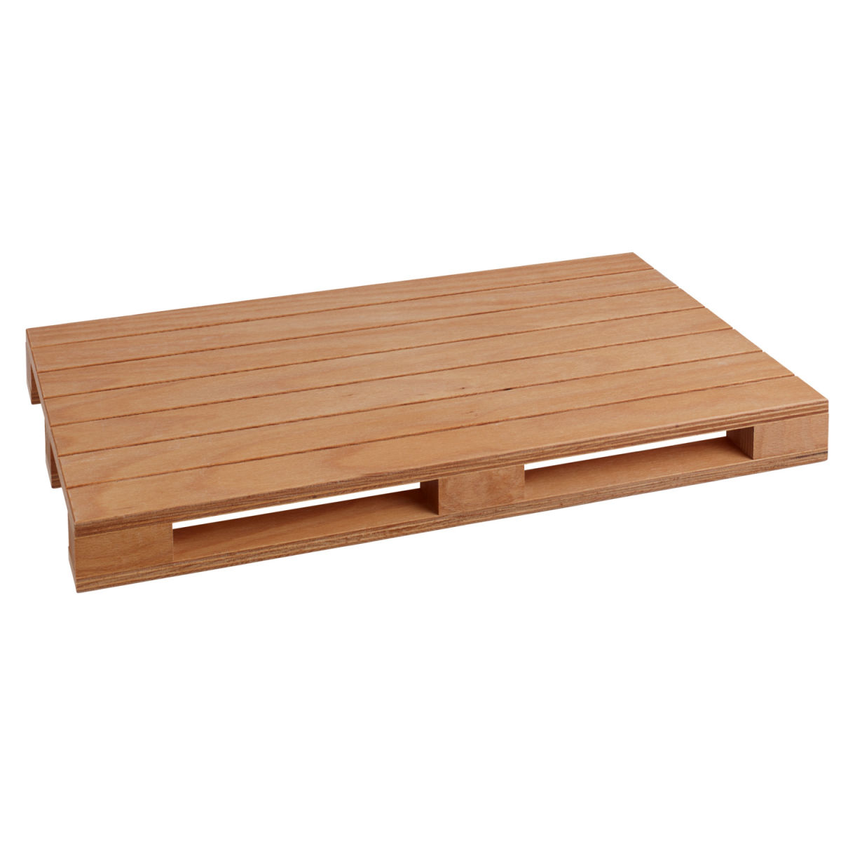 Palet Arawa sin topes VEGA; 60x40x4.7 cm (LgxAnxAt); haya; rectangular