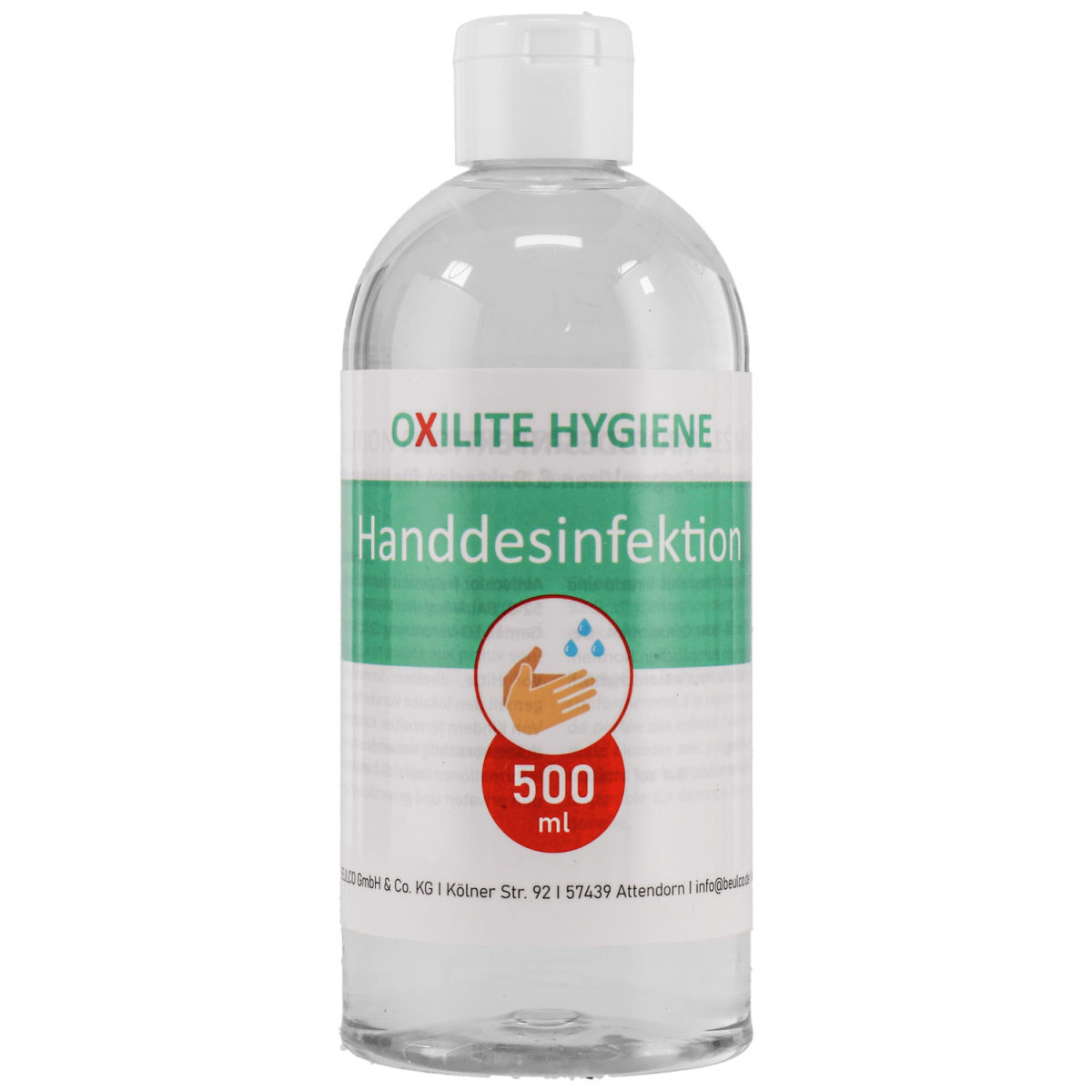 Disinfettanti per mani Oxylite 2.0 VEGA; 18x7 cm (HxØ); rotonda