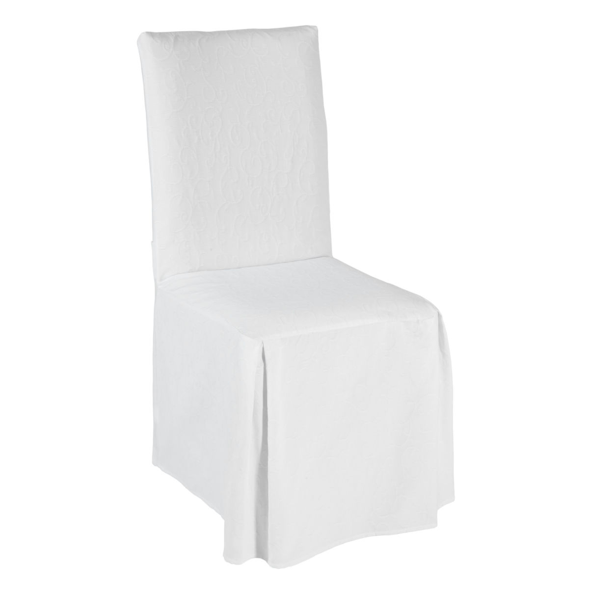 Funda para silla Biella ERWIN M.; 42x44.5x94 cm (AnxLgxAt); blanco