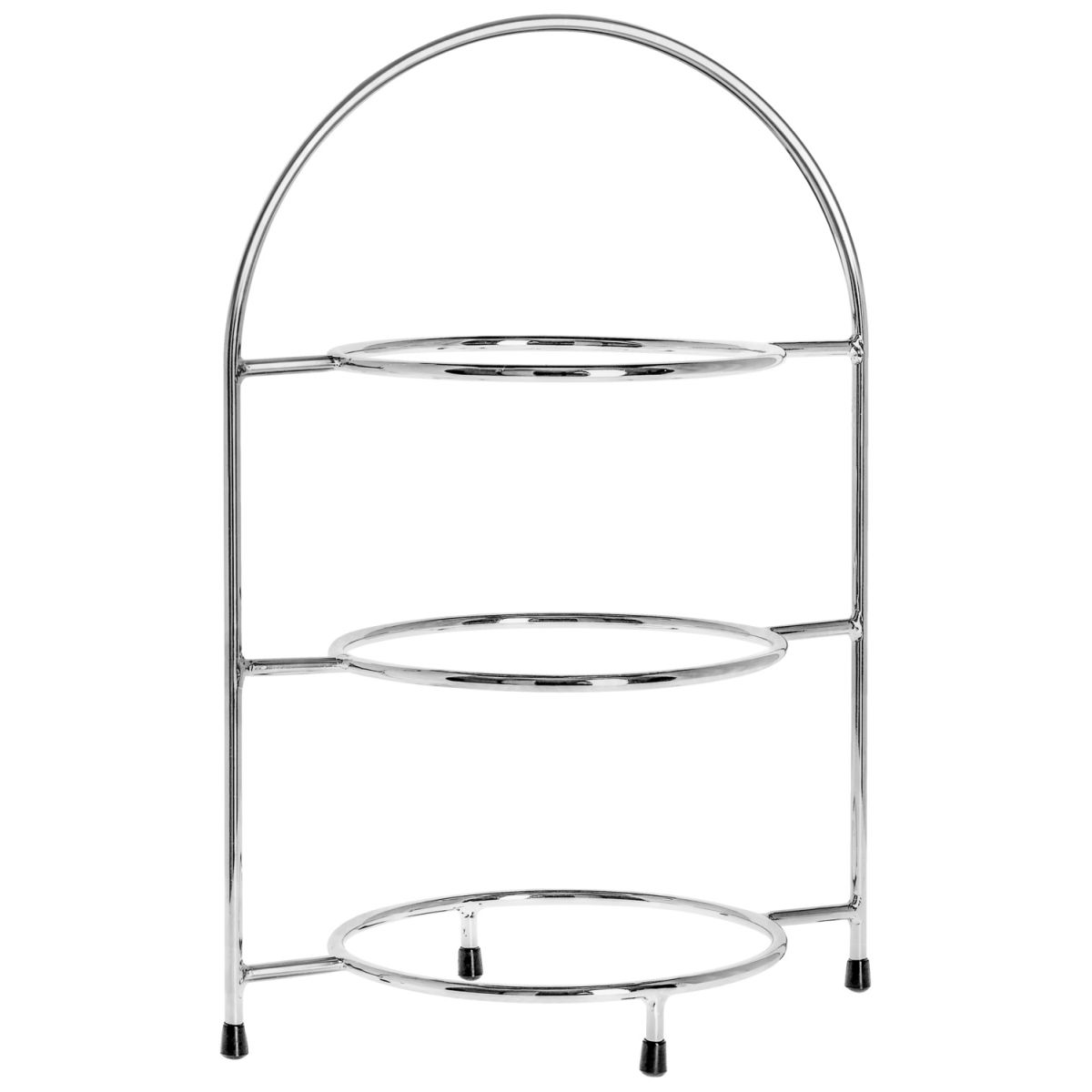 VEGA Support à assiettes Héra; 23.5x35x15.5 cm (lxHxP); argenté; rond(e)
