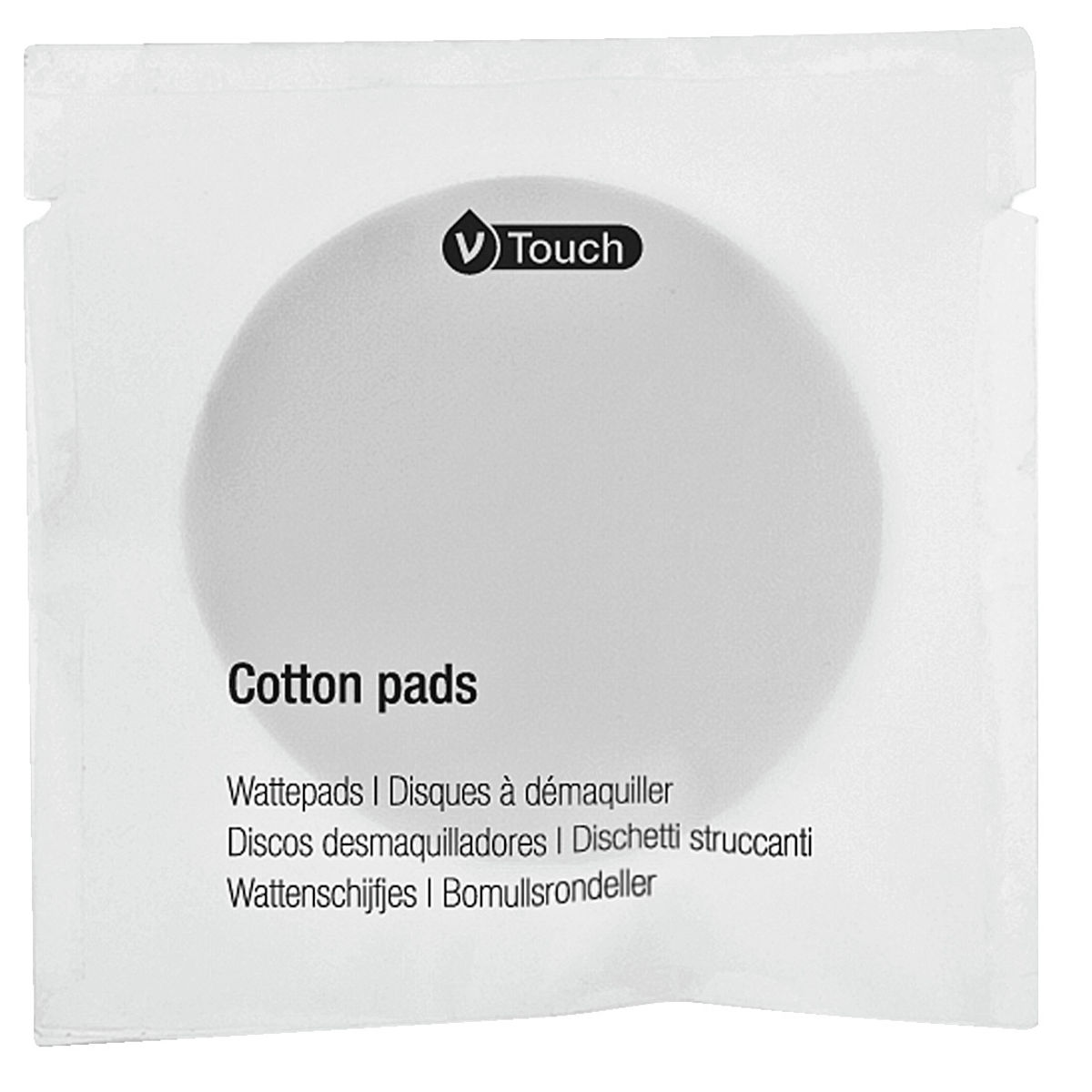 V-Touch Hotel Wattepads V-Touch 4 Stk. 6 cm (Ø); weiß; 250 Stück / Pack