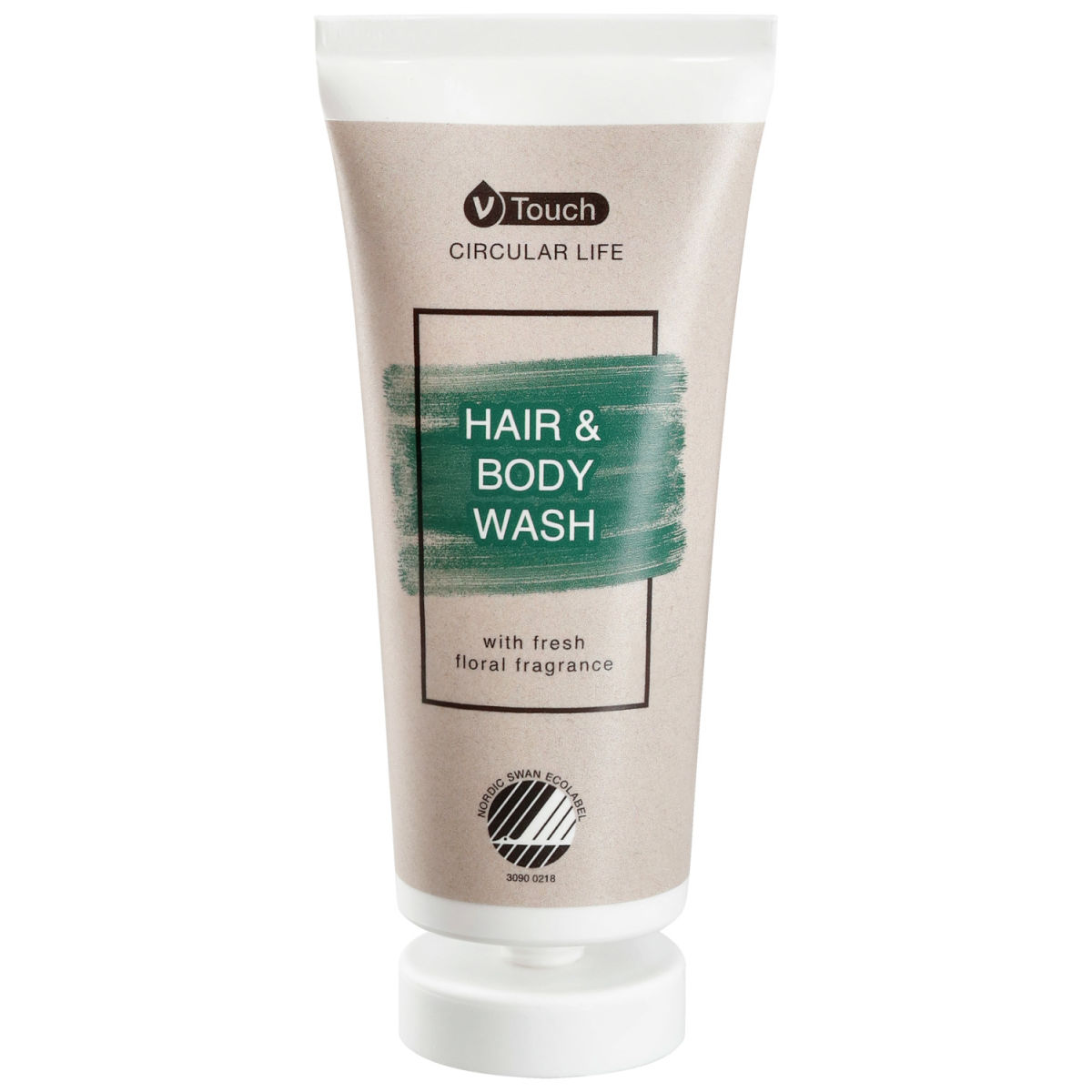 V-Touch Hotel shampoo en douchegel Circular Life 2-in-1  ; 30 ml; transparant; 216 stuk / verpakking