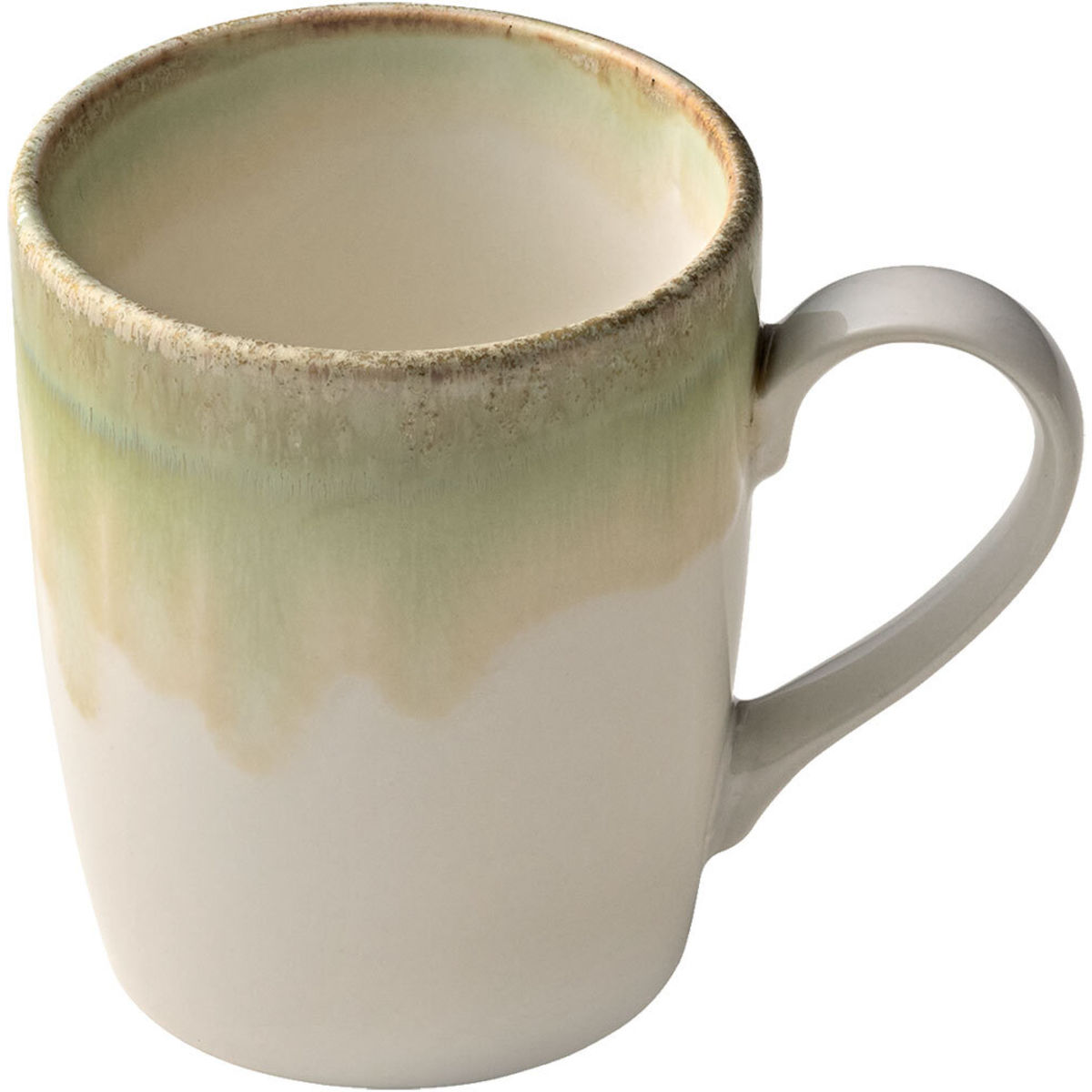 HEART&SOUL kopje Perfect Match Thyme; 250ml, 7.5x9.5 cm (ØxH); groen/wit; rond; 6 stuk / verpakking