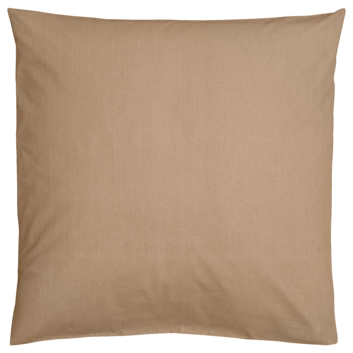 Funda almohada Sienna cierre hotel ERWIN M.; 80x80 cm (LgxAn); marrón pardo