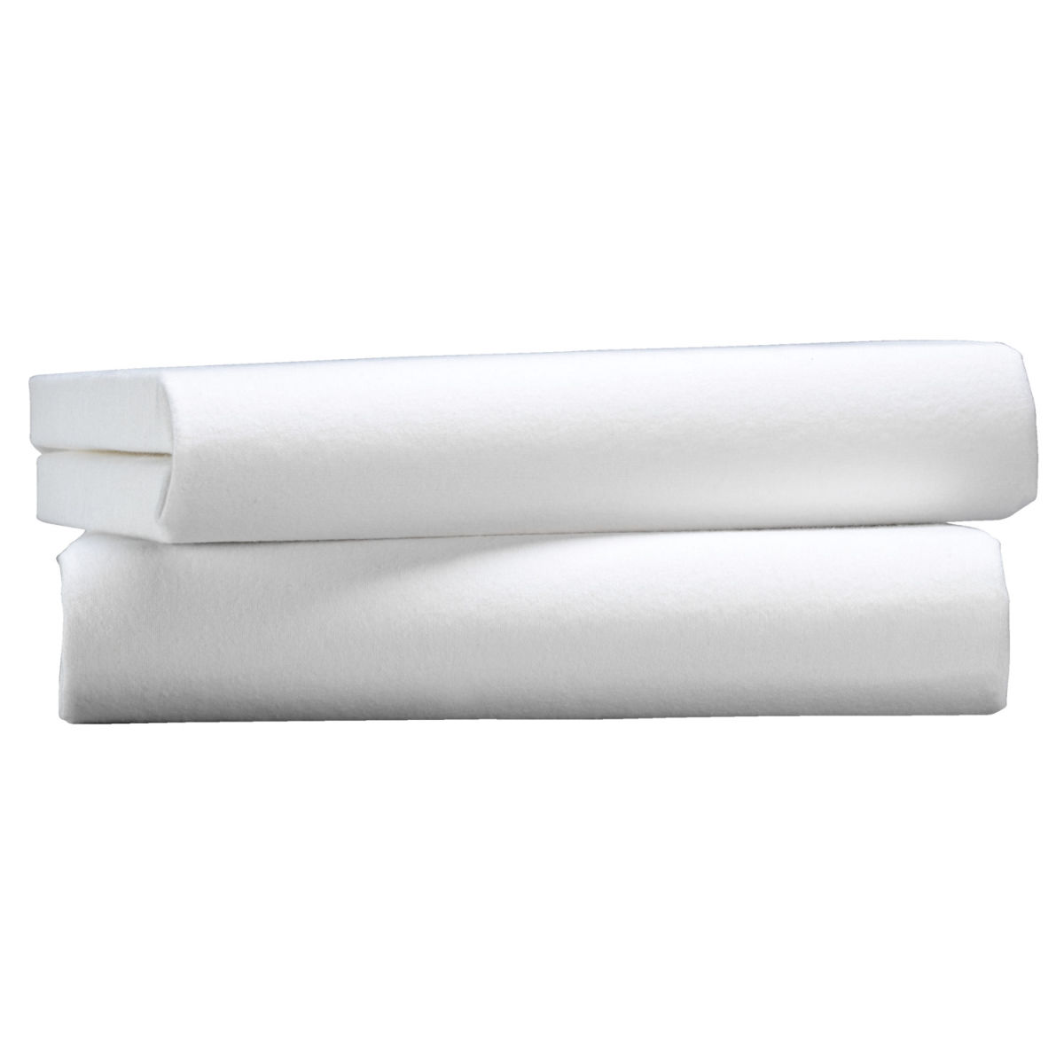 PULSIVA Dra-på-lakan Molton Omaha; 100x200 cm (BxL); Vit; 2 Styck / Förpackning