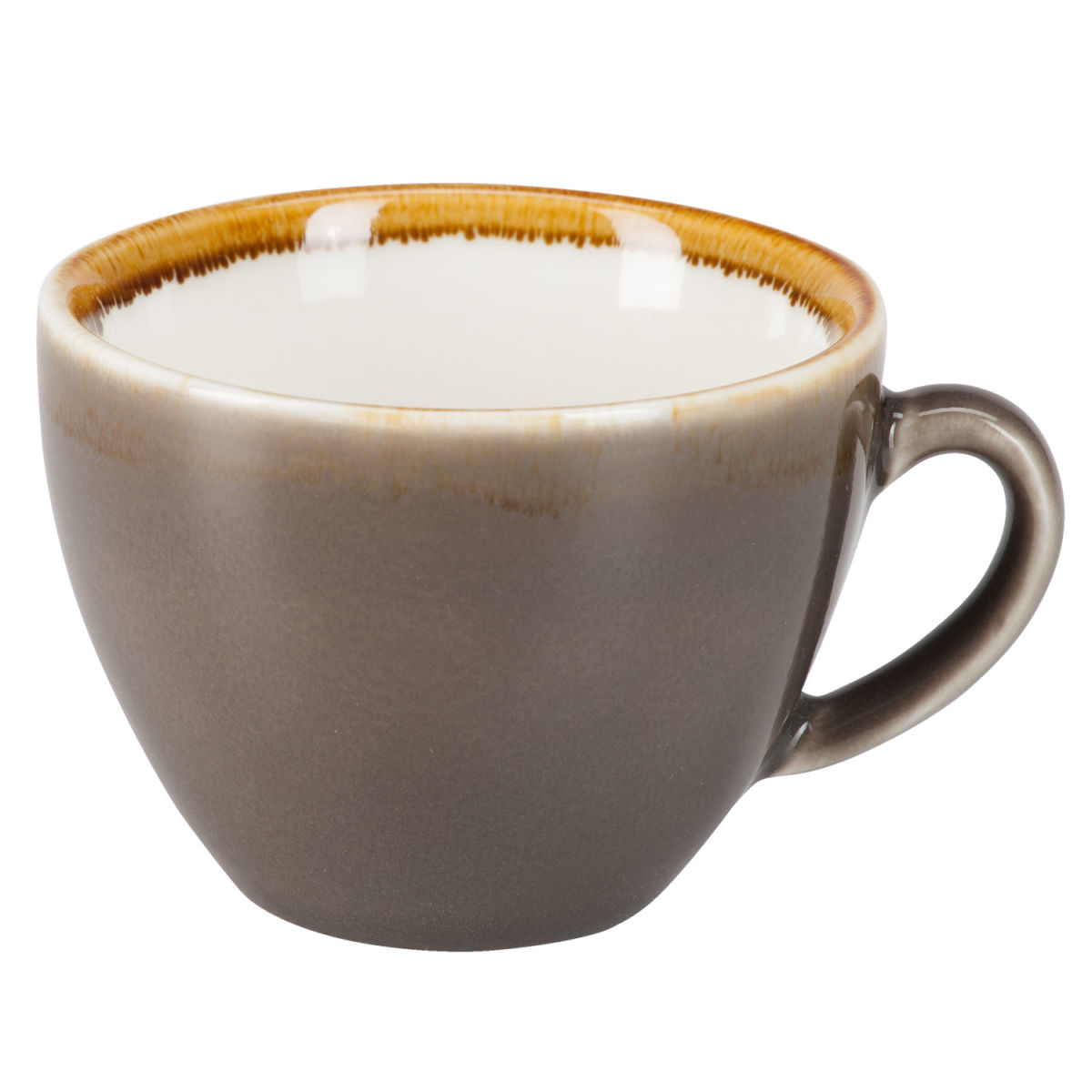 Tazza cappuccino Glaze 2.0 PULSIVA; 200 ml, 8.9x6.5 cm (ØxH); grigio; 6 pz. / Pacco