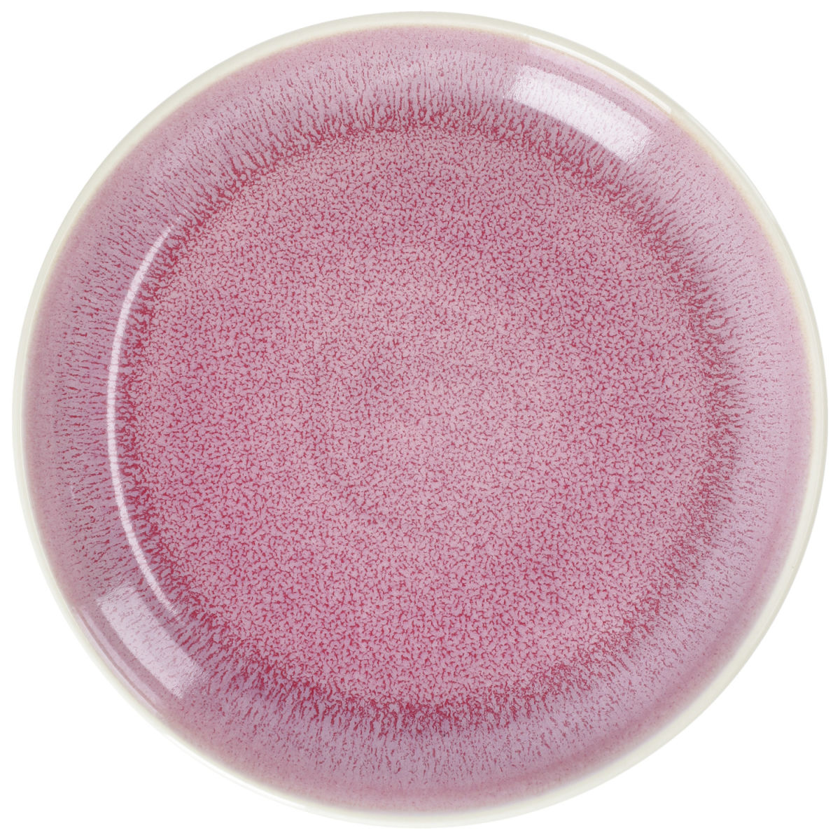 Piatto piano Navina VEGA; 20x2.5 cm (ØxH); rosa; rotonda; 6 pz. / confezione