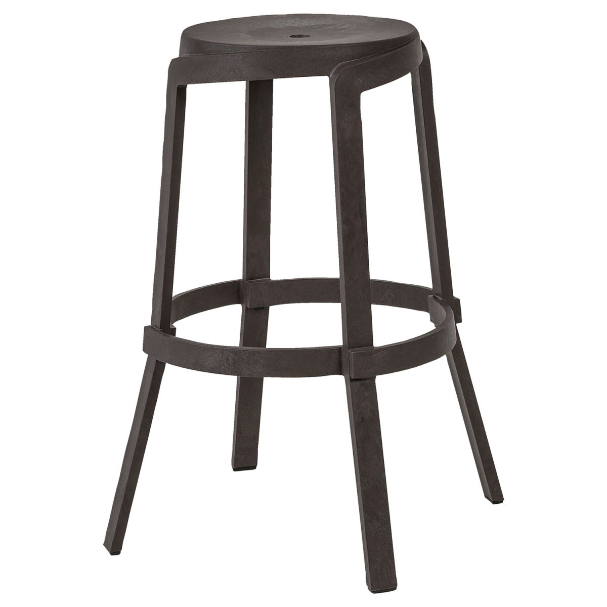 Sgabello Stack Nardi; 48x48x76.5 cm (LxPxH); marrone; 4 pz. / confezione