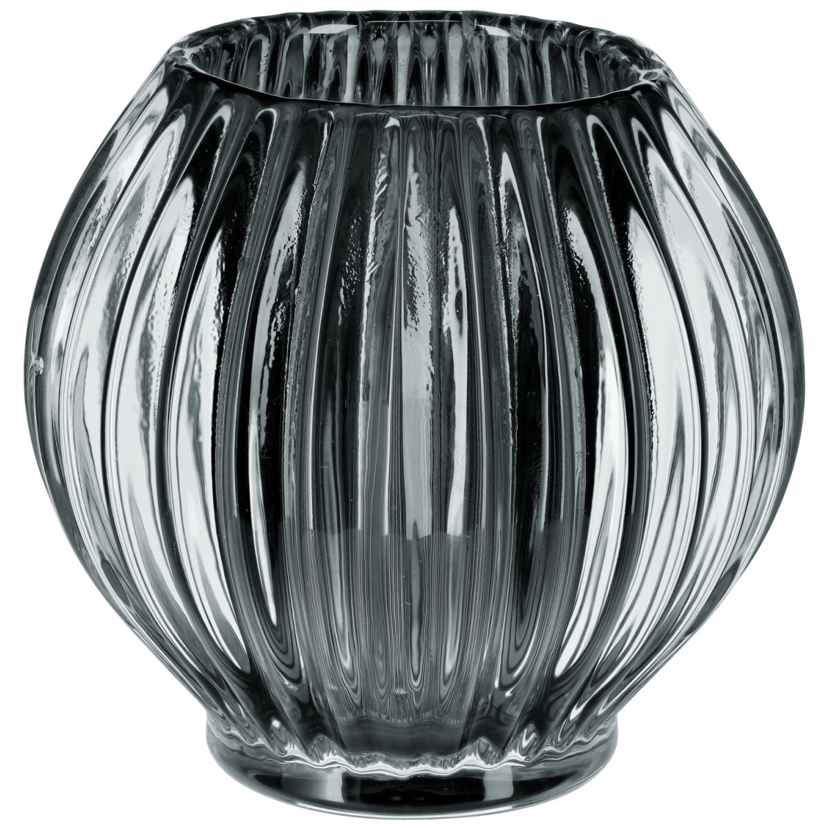 Portacandele Kalla; 9x9 cm (ØxH); nero; 2 pz. / confezione