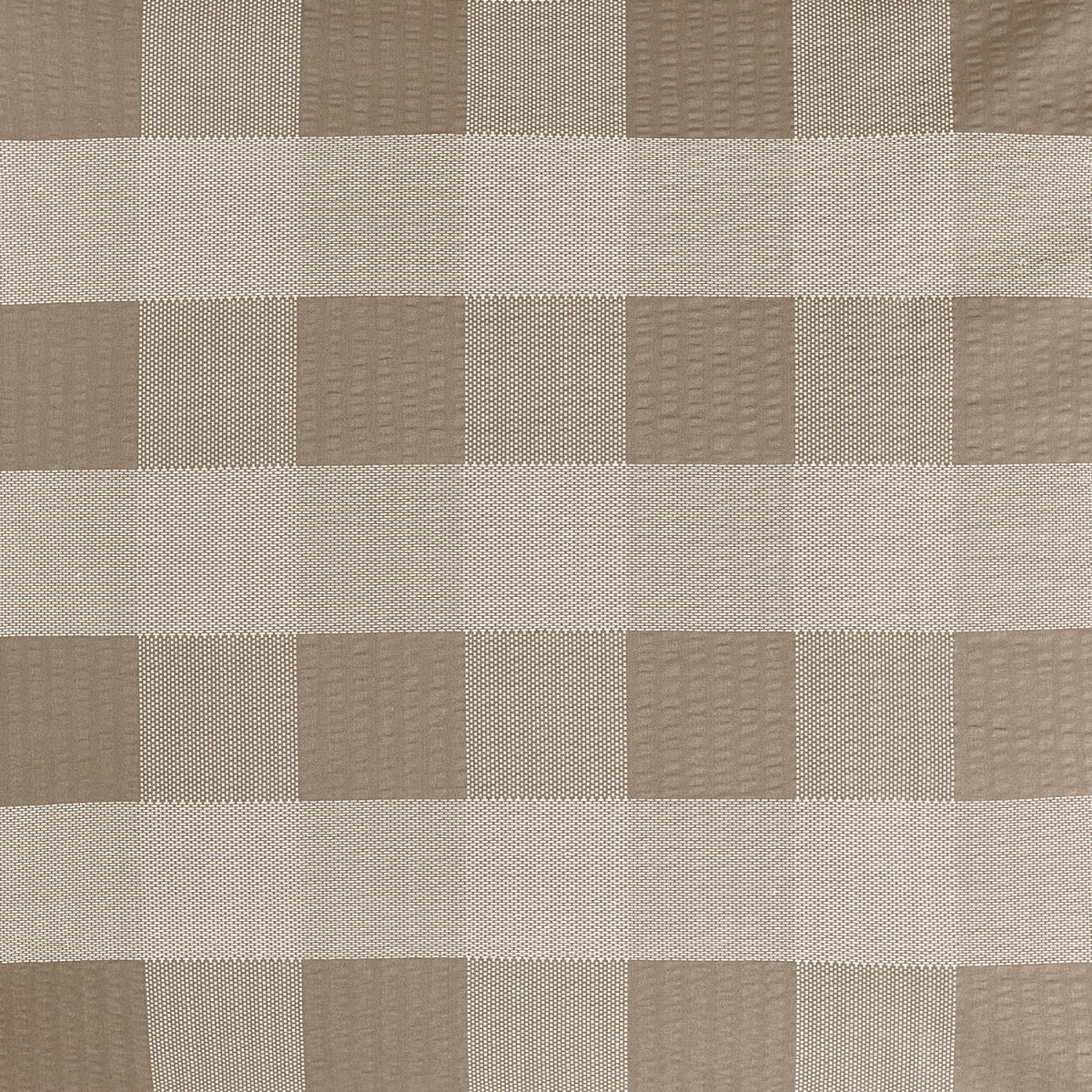 Tessuto al metro Loan Seersucker ERWIN M.; 170 cm (L); tortora