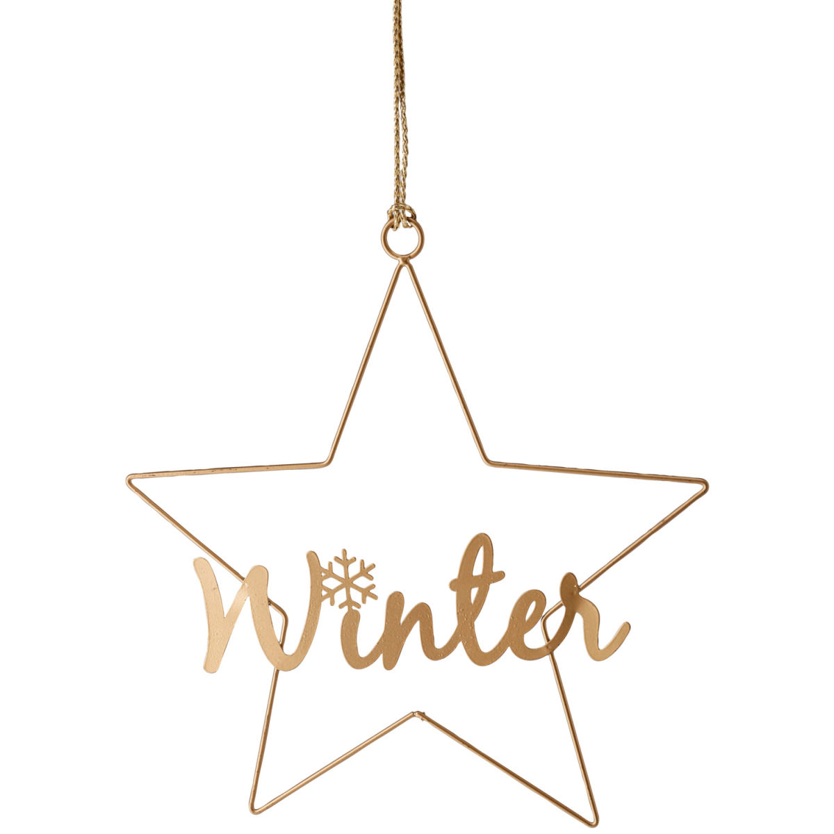 Addobbo a stella Zeynep VEGA; 31x32 cm (LxH); oro