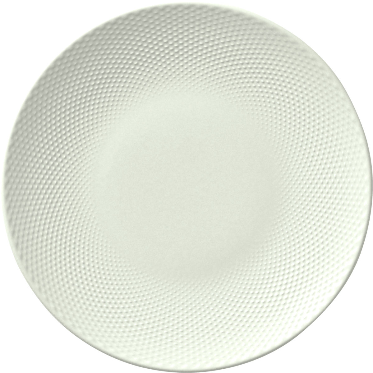 HEART&SOUL Plat bord Pine Relief ronde coup; 28x3 cm (&Oslash;xH); cr&egrave;me wit; rond; 6 stuk / verpakking