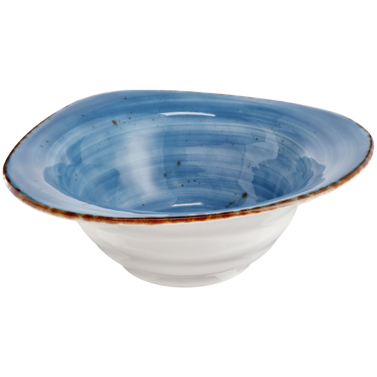 Ciotola Nebro forma organica VEGA; 750 ml, 22x7 cm (ØxH); blu chiaro; 3 pz. / confezione