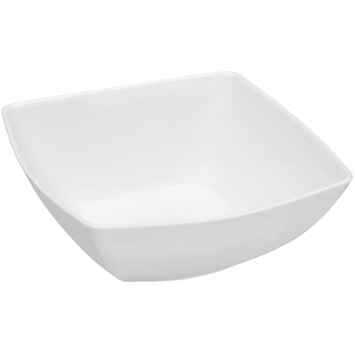 VEGA Schale Melbourne 1800 ml, 22.5x22.5x8.2 cm (LxBxH); weiß; quadratisch; 2 Stück / Pack
