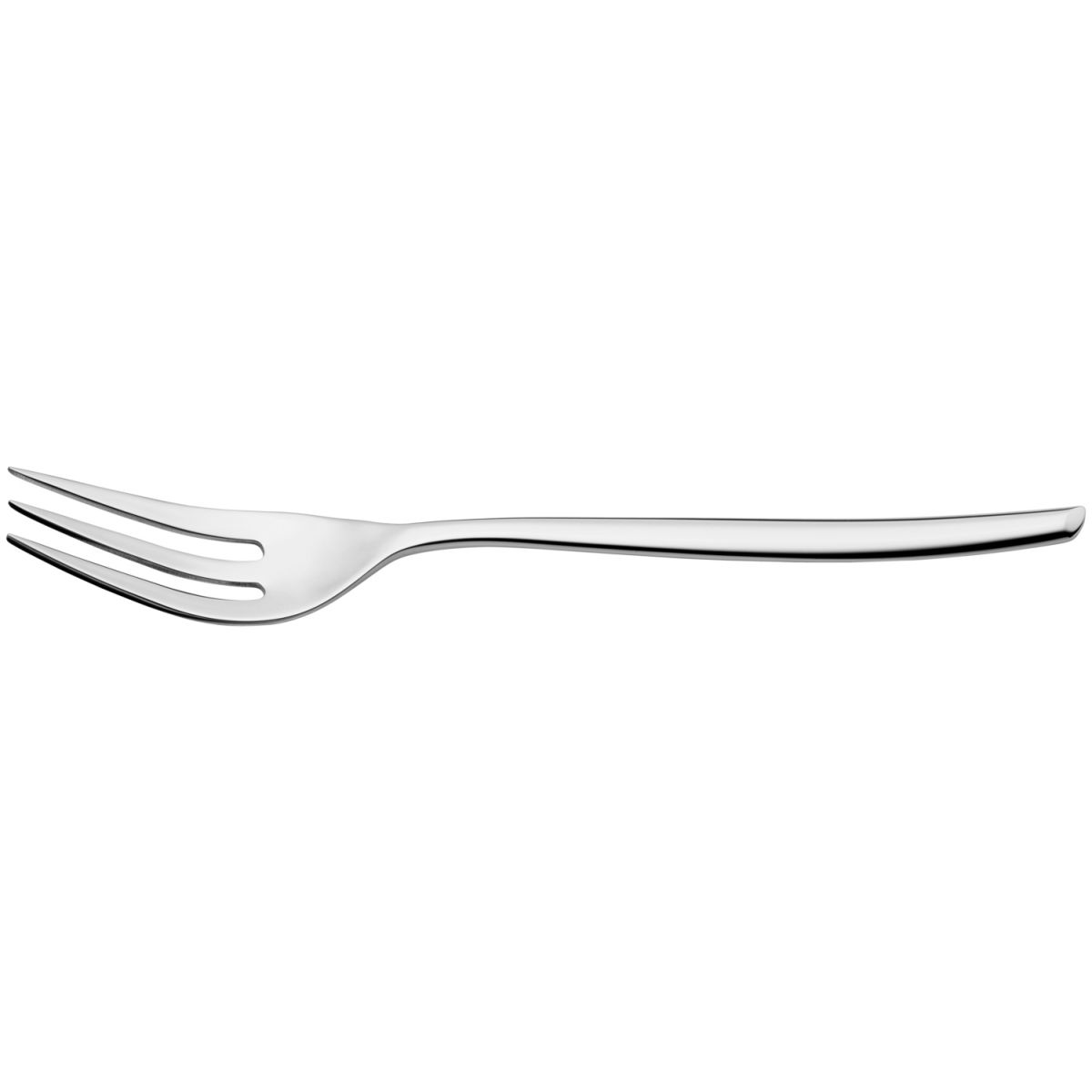 Vega Pizza-/steakvork Brasilia; 20.6 cm (L); zilver, Handvat zilver; 12 stuk / verpakking