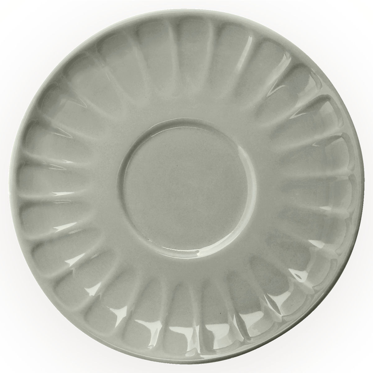 Piattino espresso Bel Colore VEGA; 11.5 cm (Ø); grigio; 6 pz. / confezione