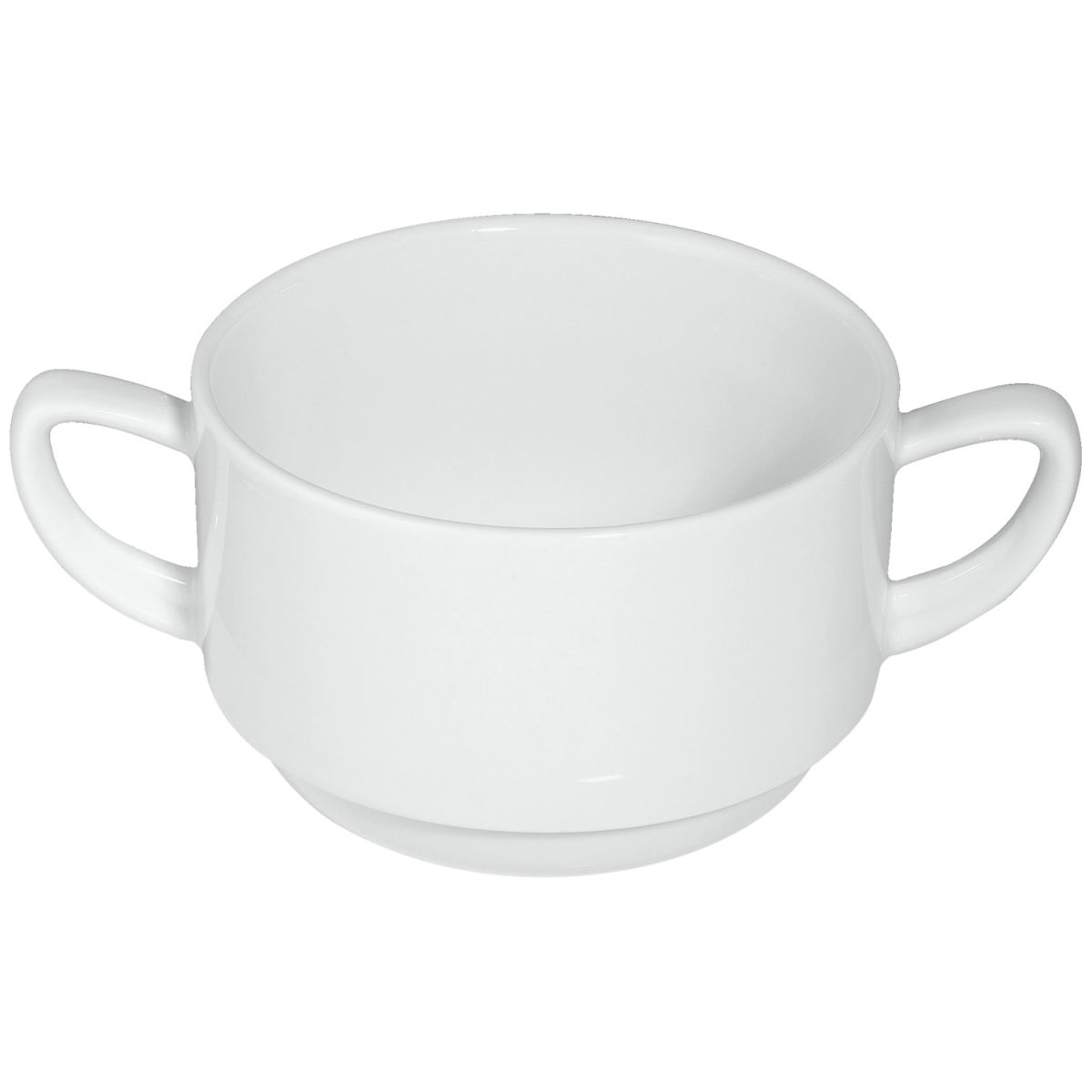 Tazza consommé Vienna VEGA; 350ml, 10 cm (Ø); bianco; rotonda; 6 pz. / confezione