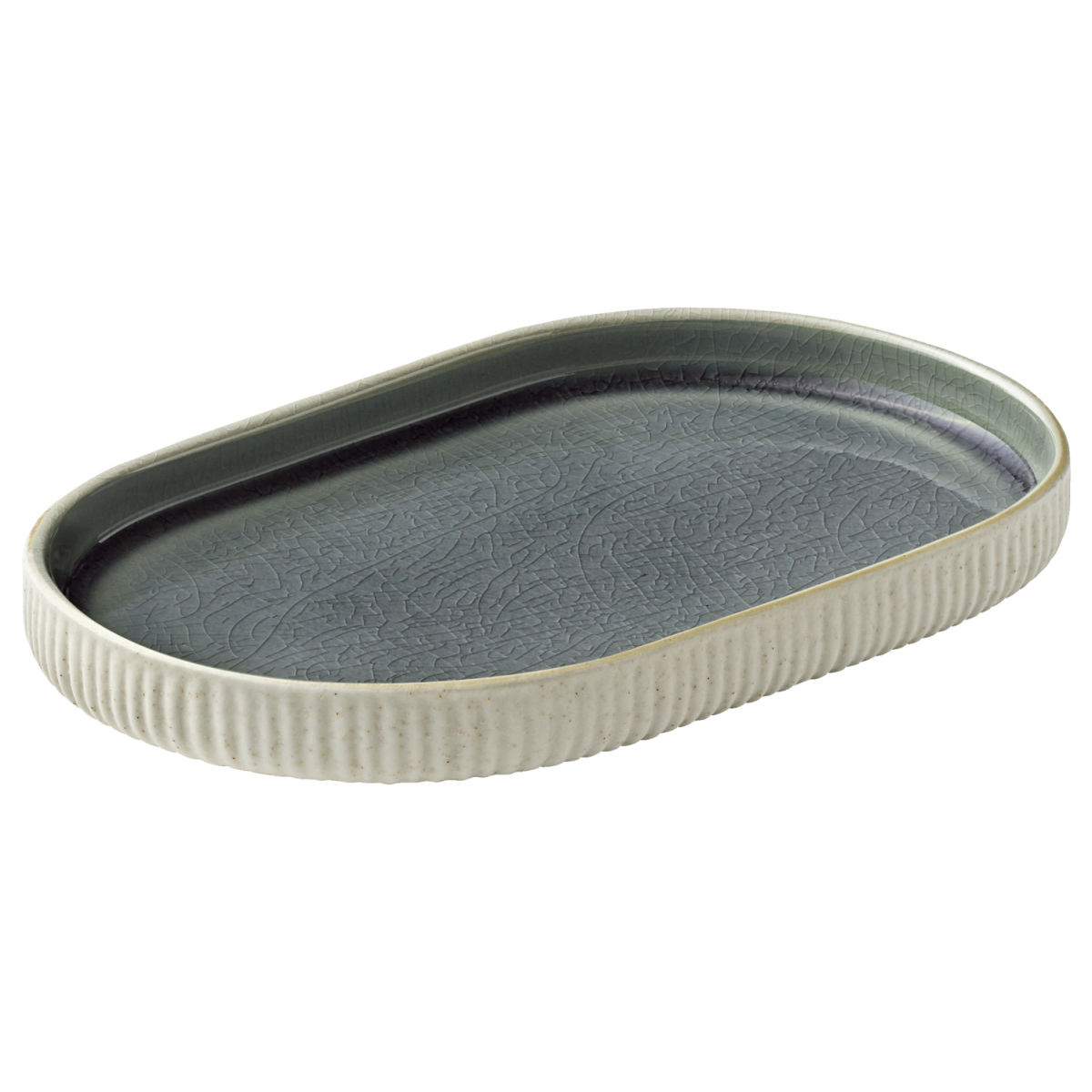 Playground Platte Nara Relief 18x11x2 cm (LxBxH); grau; 6 Stück / Pack