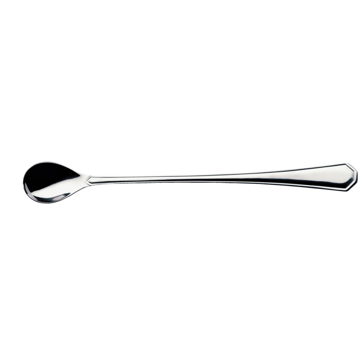 VEGA Eis-/Longdrinklöffel Tunis 23 cm (L); silber, Griff silber; 12 Stück / Pack