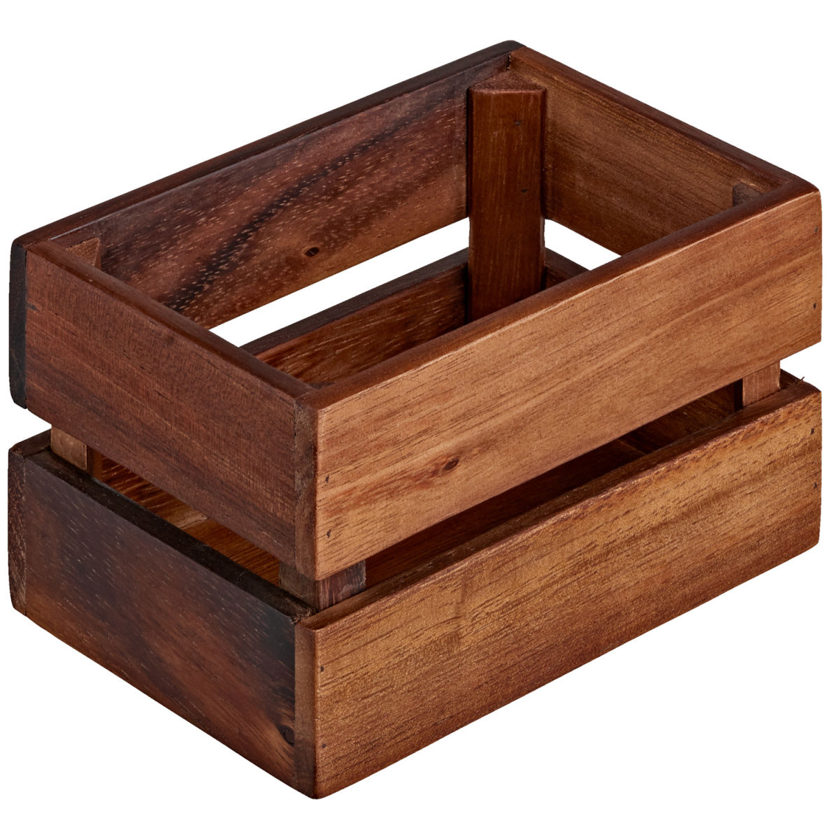VEGA Holzkiste Wantage ohne Griff 15x10x8 cm (LxBxH); akazie braun