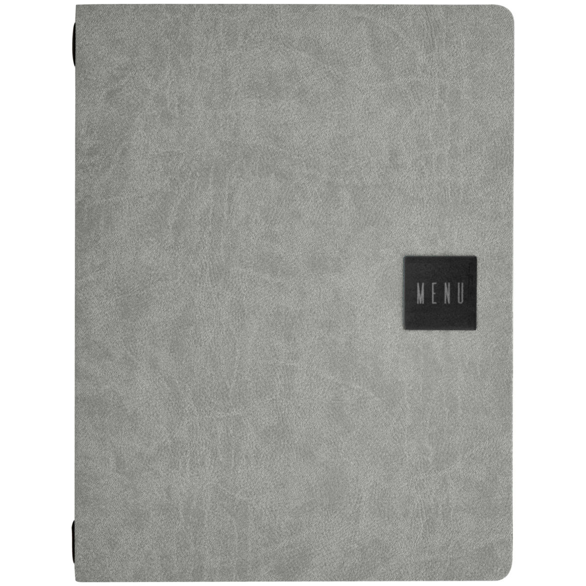 Portamenù Abbotsford scritta Menu VEGA; Misura A4, 24x31.6 cm (LxH); grigio