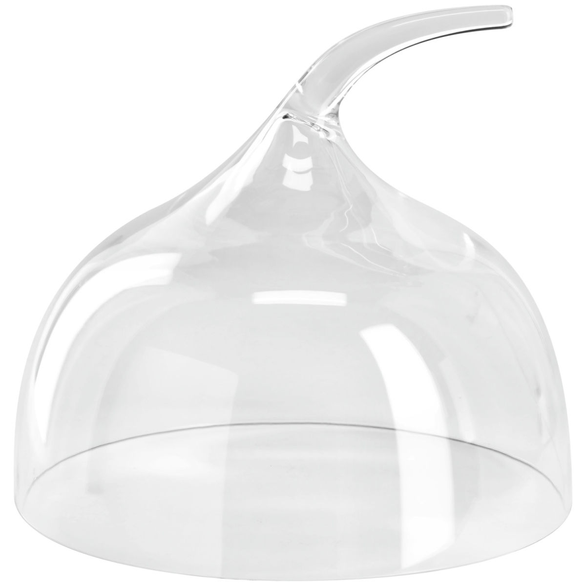 Cloche Nello Policarbonato VEGA; 25.7x24.4 cm (ØxH); trasparente