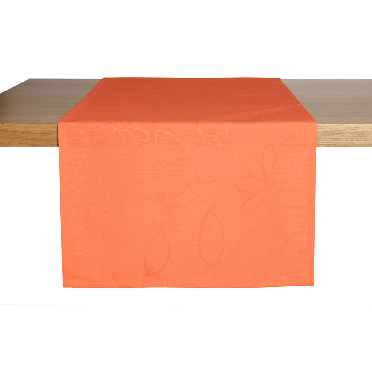 Runner Floralie ERWIN M.; 40x130 cm (LxL); mandarino; rettangolare