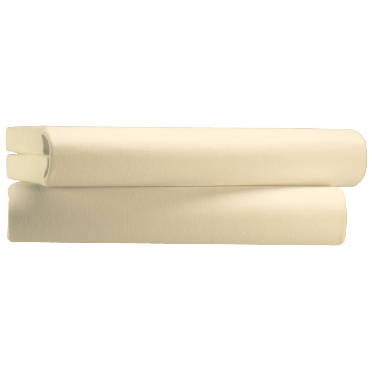 PULSIVA Dra-på-lakan Savannah Interlock-Jersey; 90-100x200 cm (BxL); Natur; 2 Styck / Förpackning